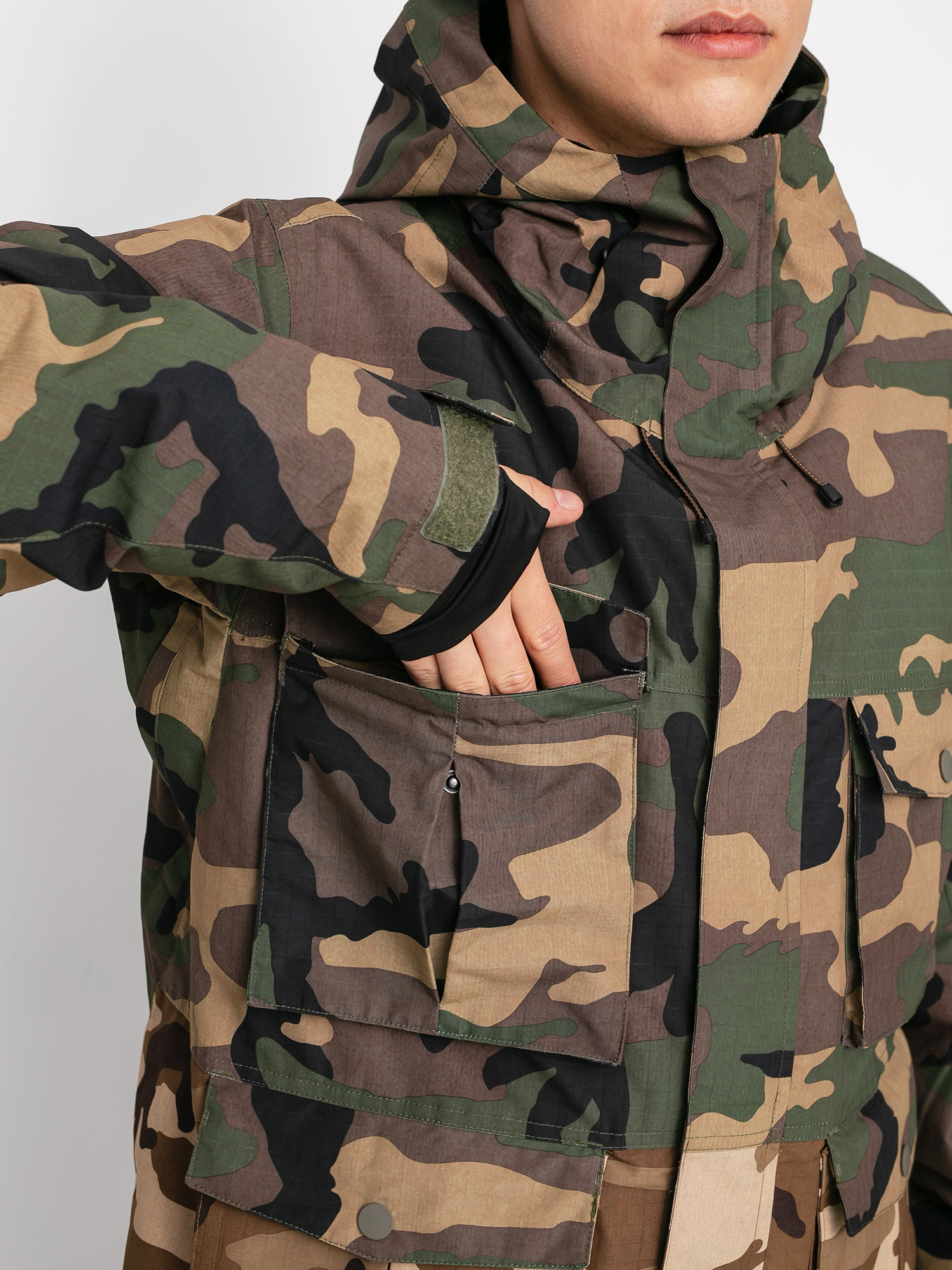 Férfi Billabong Adversary Snowboard dzseki (woodland camo)