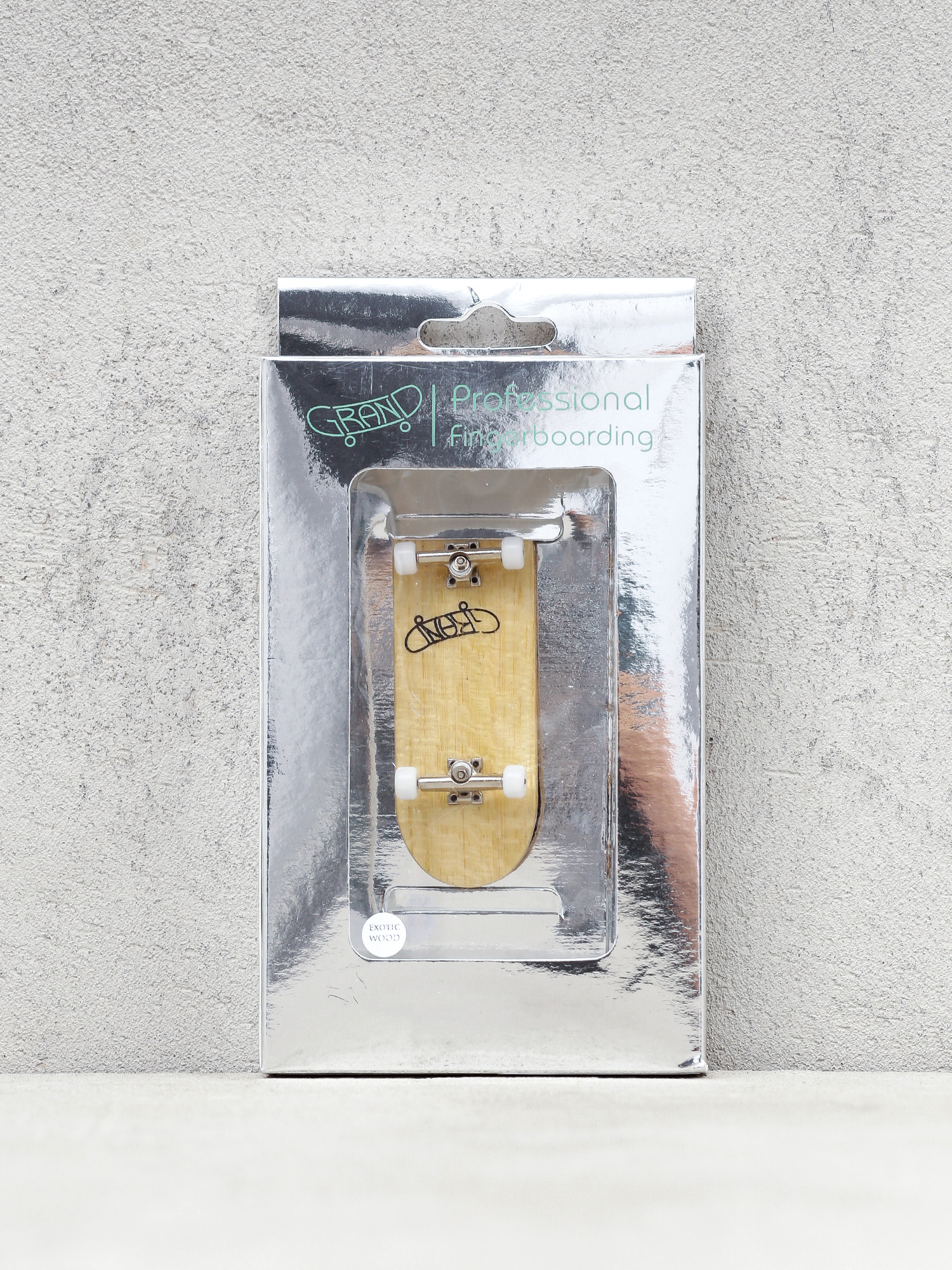 Grand Fingers Pro Exotic Wood Fingerboard (natural/silver/white)