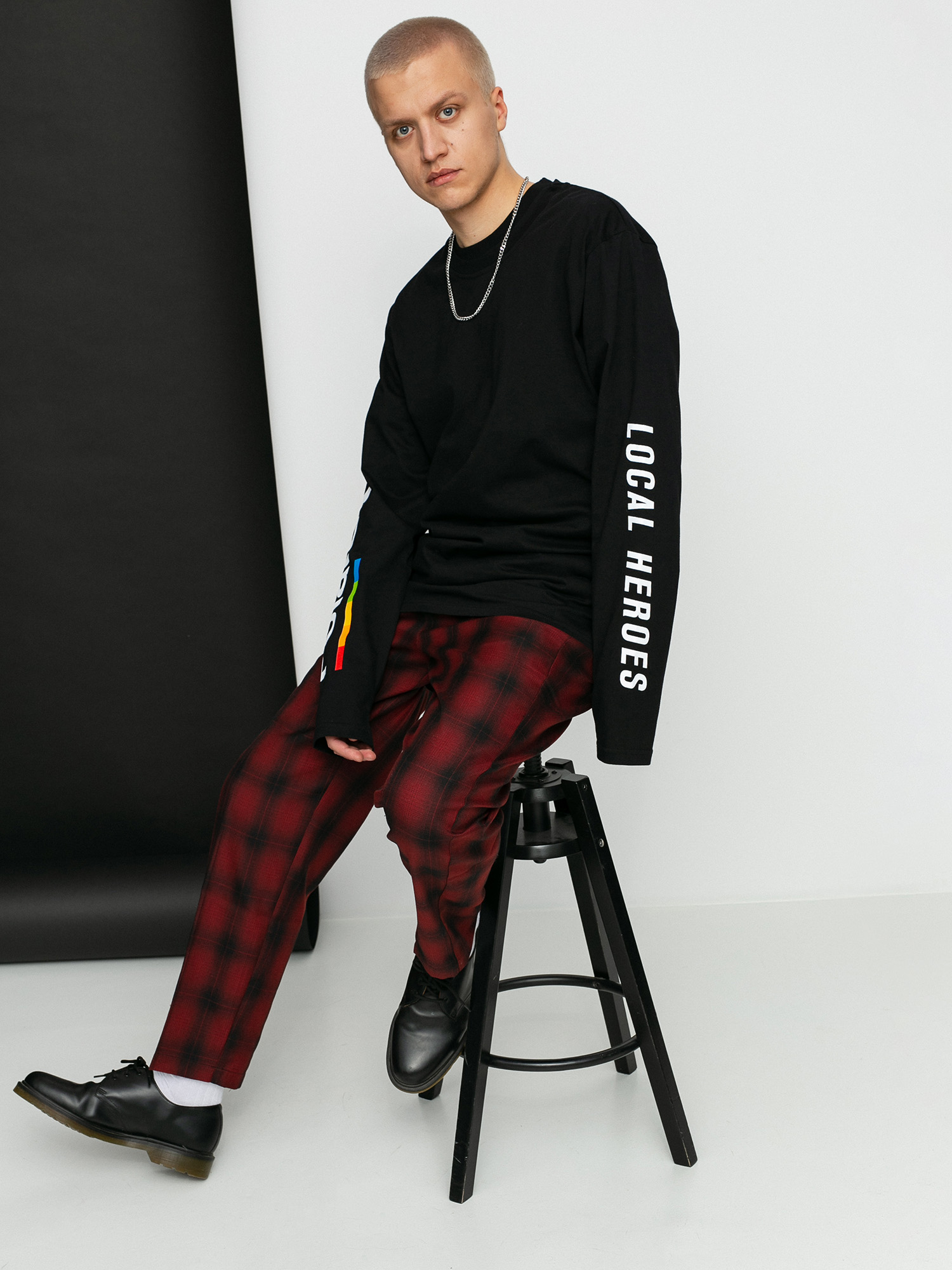 Local Heroes X Polaroid Classic Hosszú ujjú felső (black)