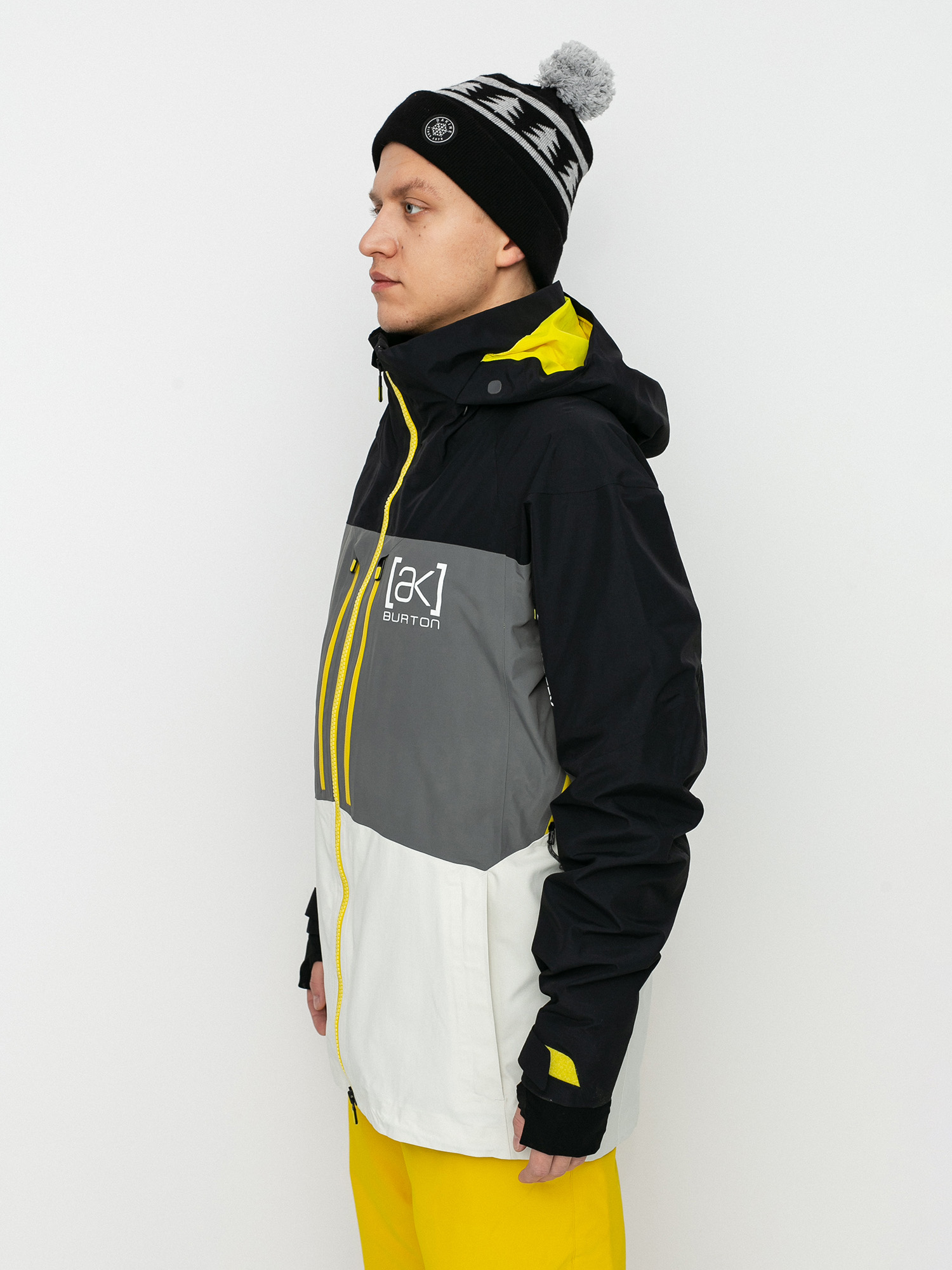 Férfi Burton Ak Gore Tex Swash Snowboard dzseki (true black/castlerock/white mist)