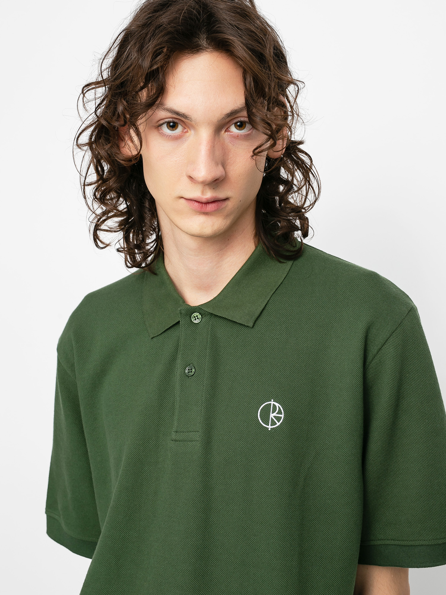 Polar Skate Pique Pólóing (hunter green)