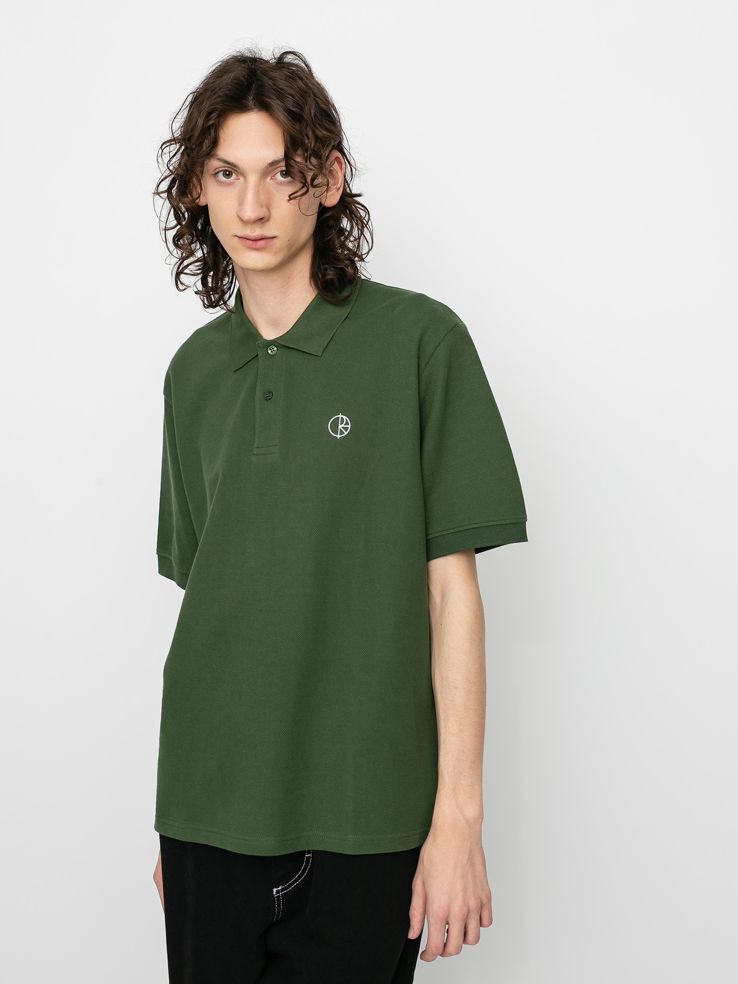 Polar Skate Pique Pólóing (hunter green)