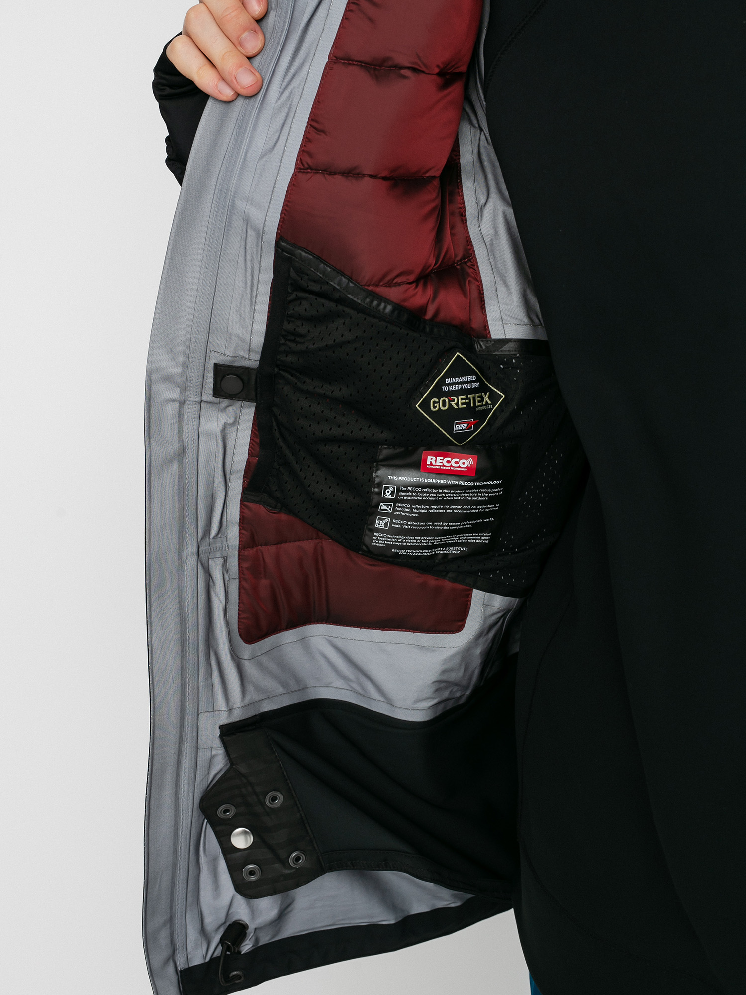 Férfi Volcom Tds Inf Gore Tex Snowboard dzseki (black)