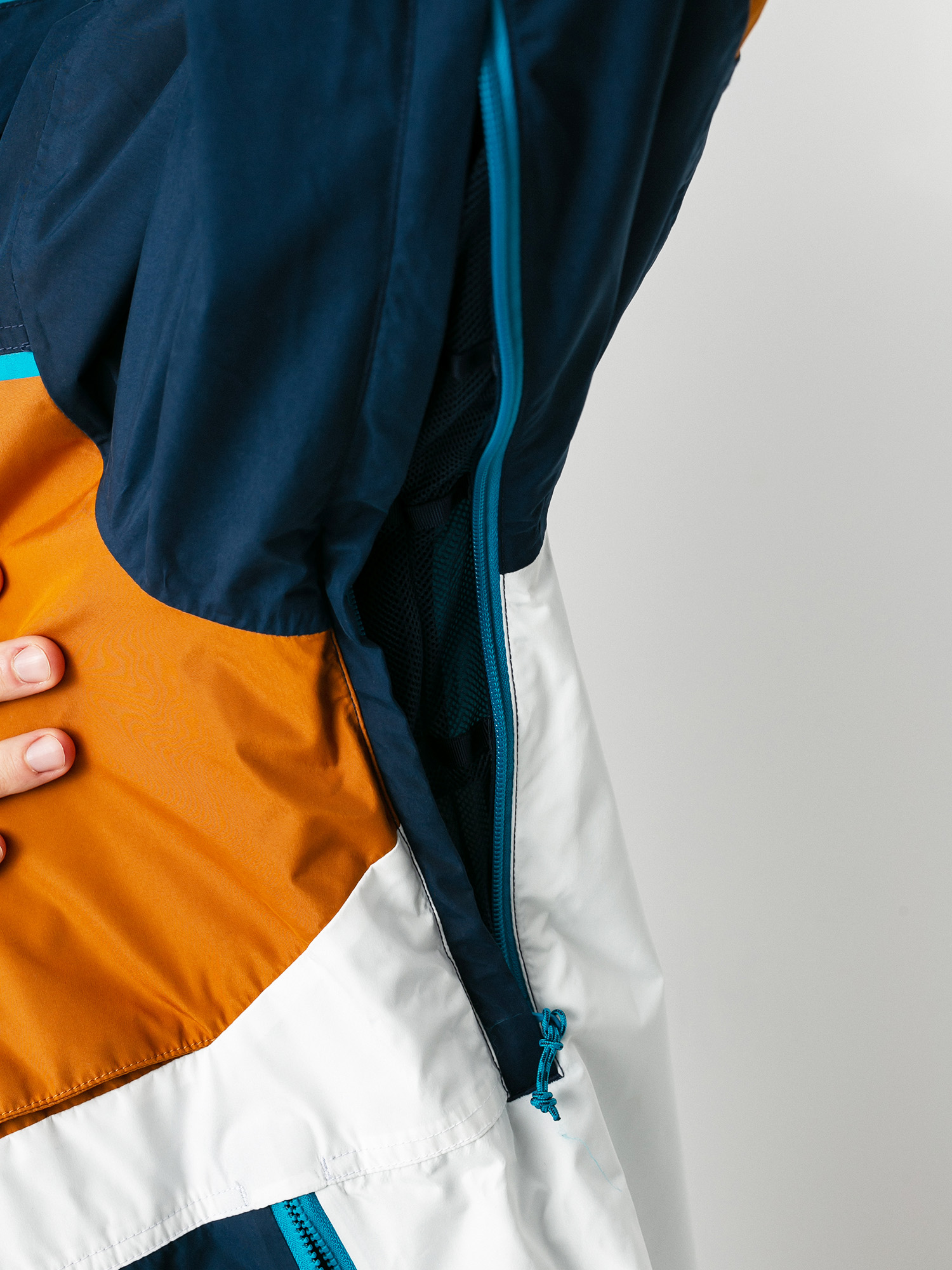 Férfi Burton Frostner Snowboard dzseki (dress blue/true penny/stout white)