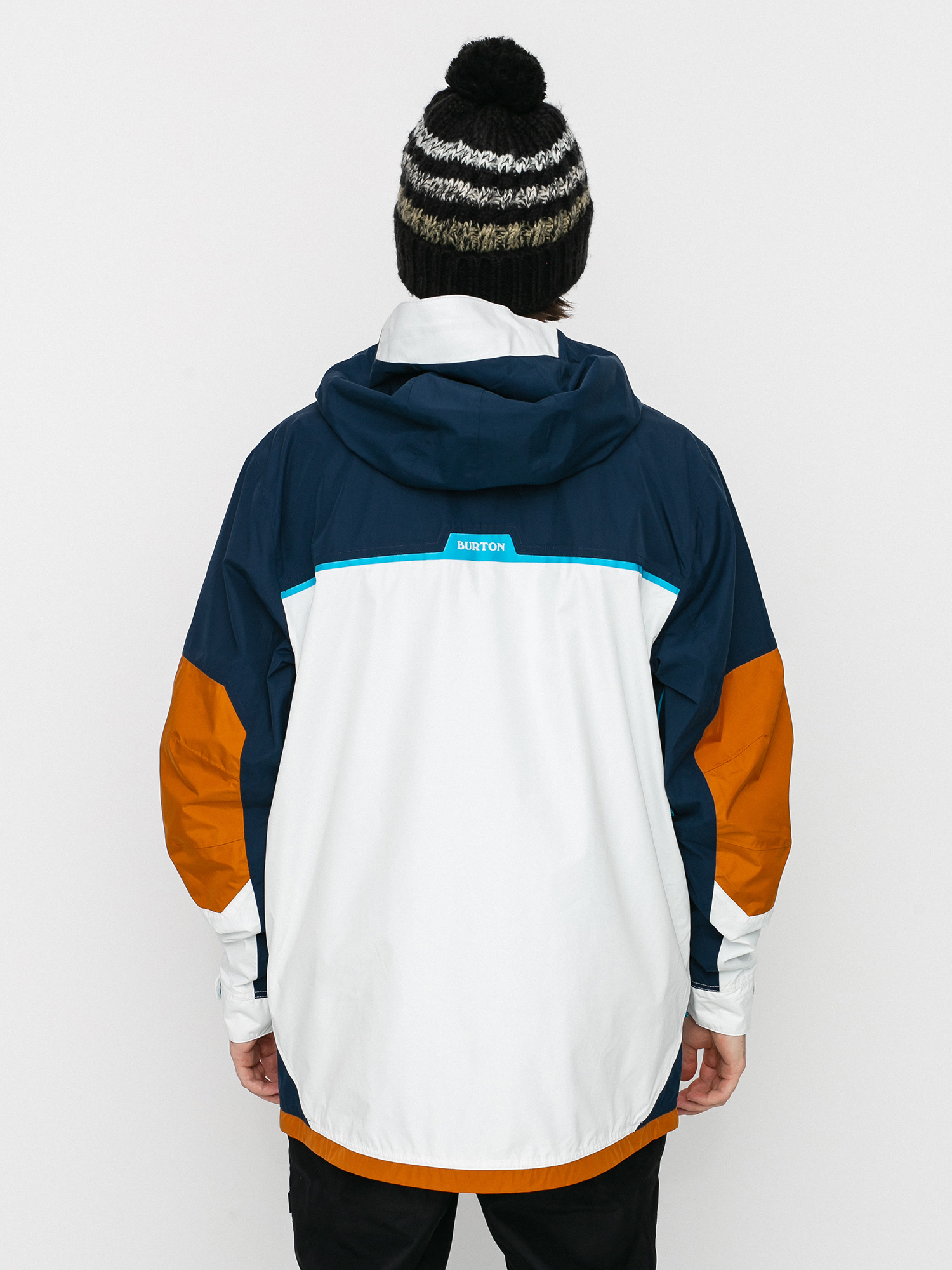 Férfi Burton Frostner Snowboard dzseki (dress blue/true penny/stout white)