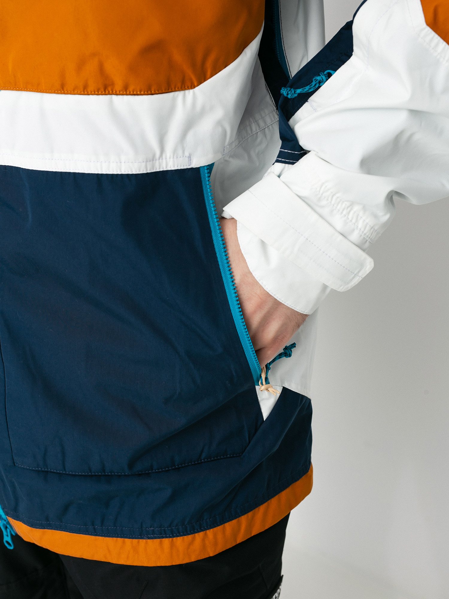 Férfi Burton Frostner Snowboard dzseki (dress blue/true penny/stout white)