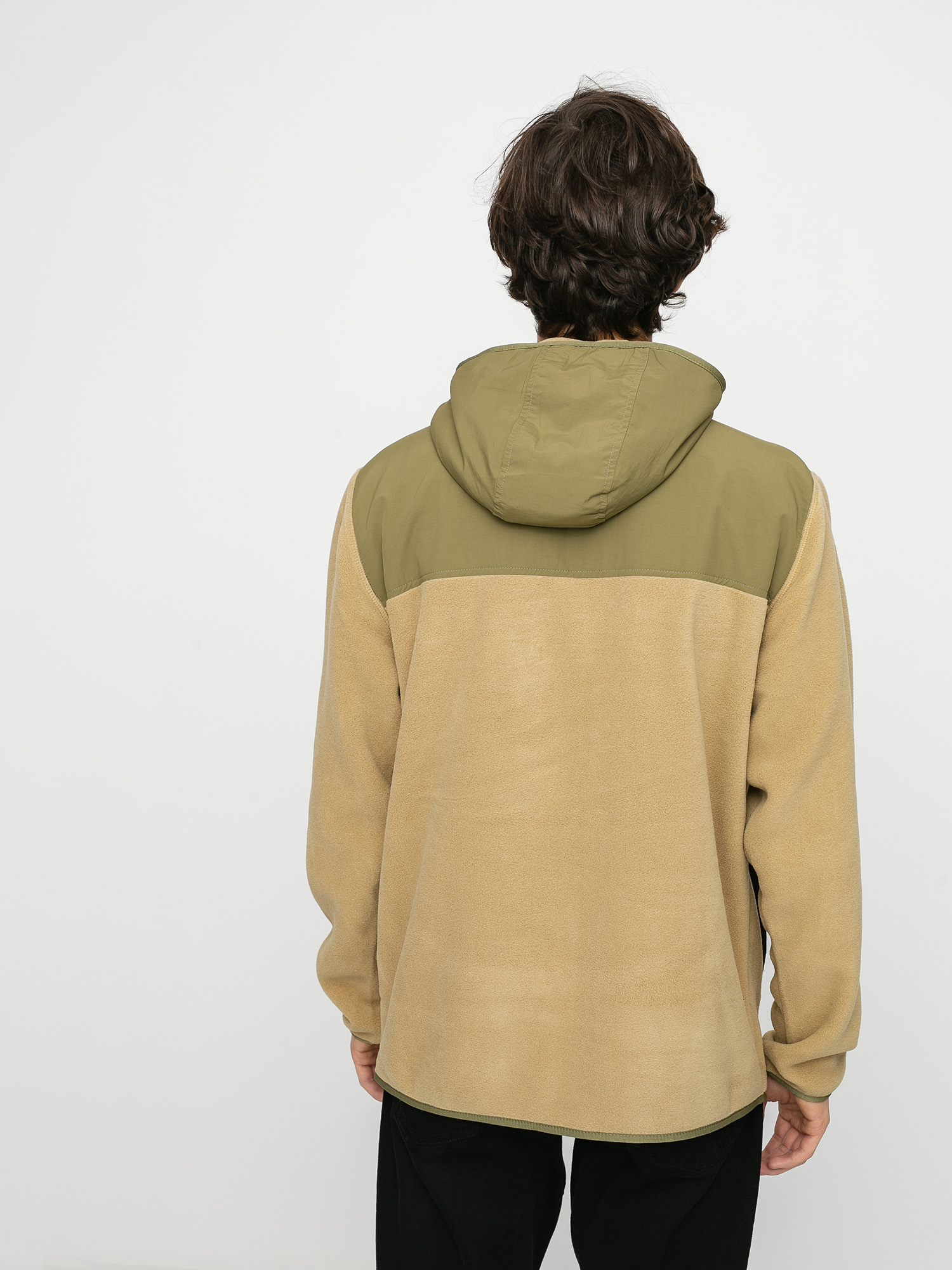 Férfi Burton Hearth Full-Zip HD Polár pulóver (kelp/martini)