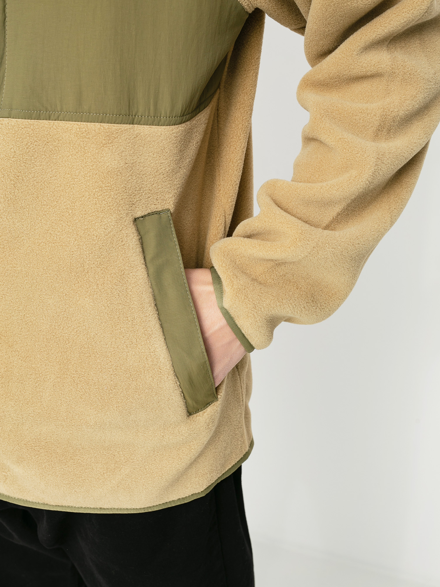 Férfi Burton Hearth Full-Zip HD Polár pulóver (kelp/martini)