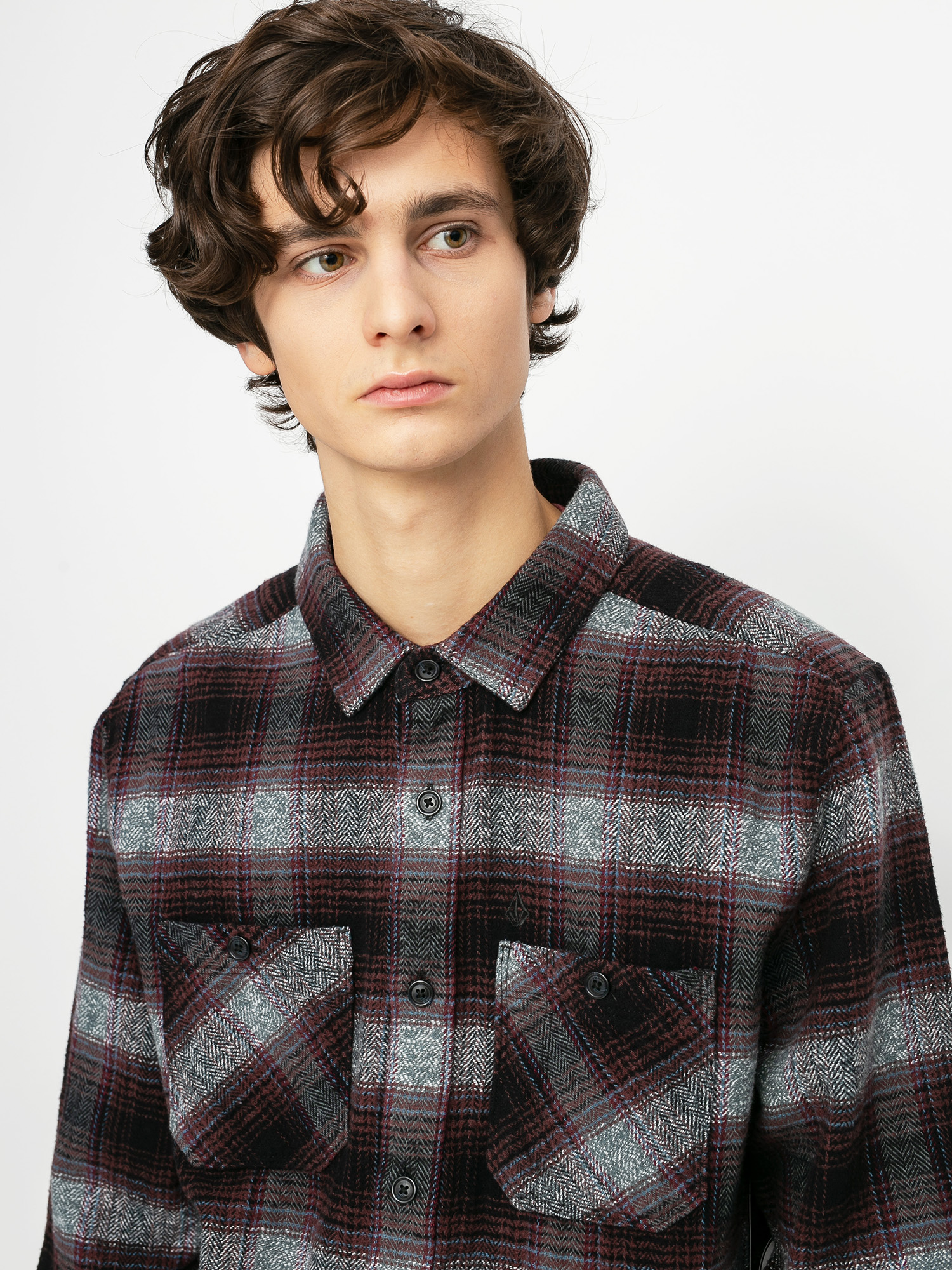 Volcom Quintin Flannel Ls Ing (black)