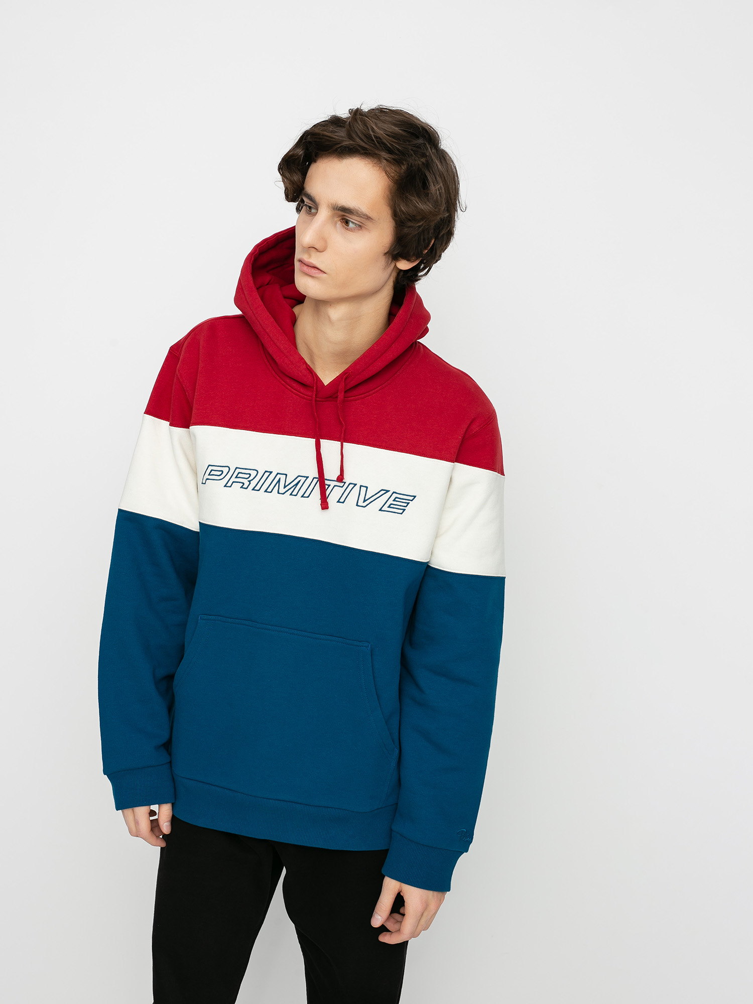 Primitive Levels HD Kapucnis pulóver (red)