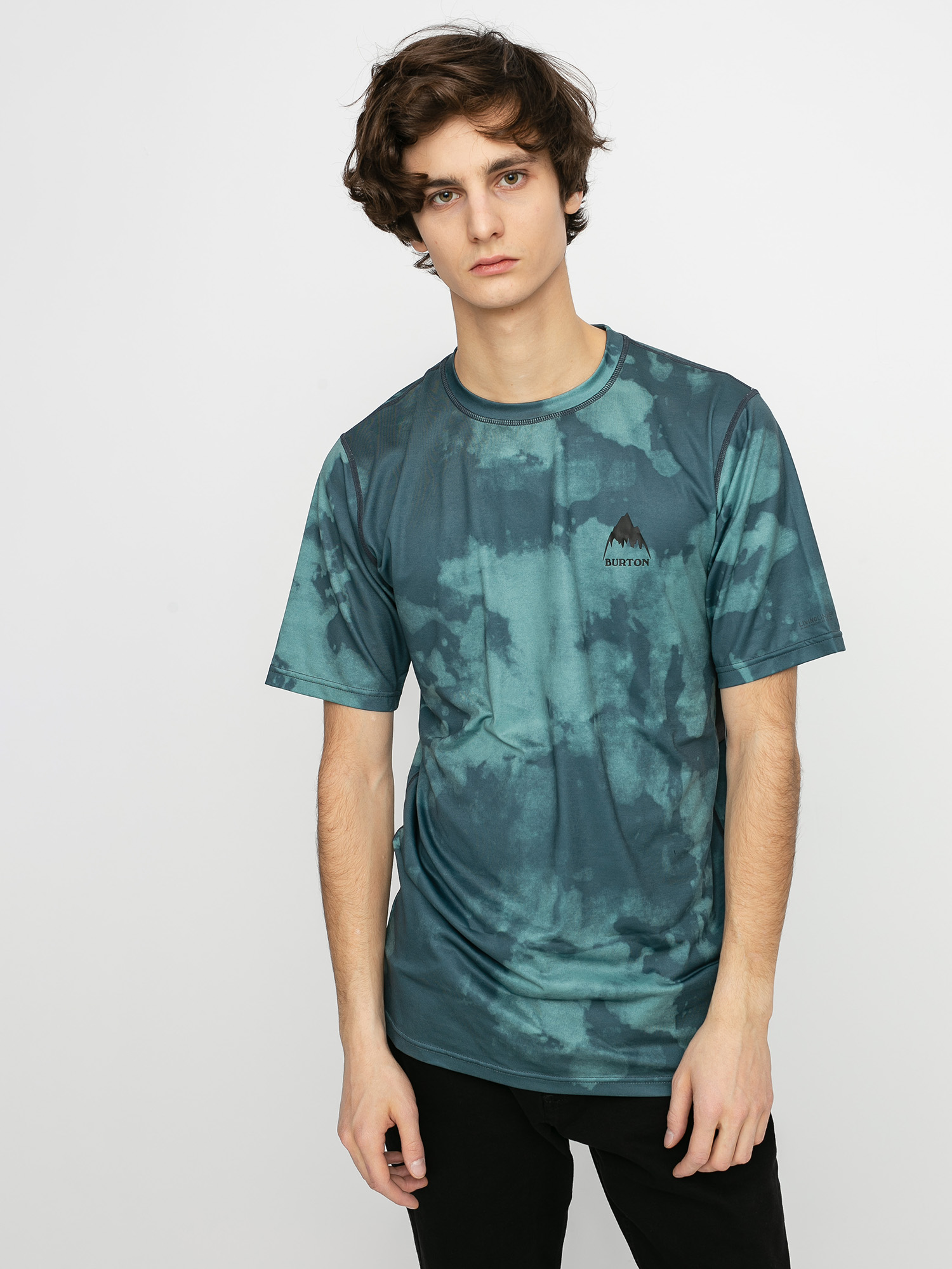 Burton Lightweight X Base Layer T Shirt Ujjatlan thermo felső (dark slate resist dye)