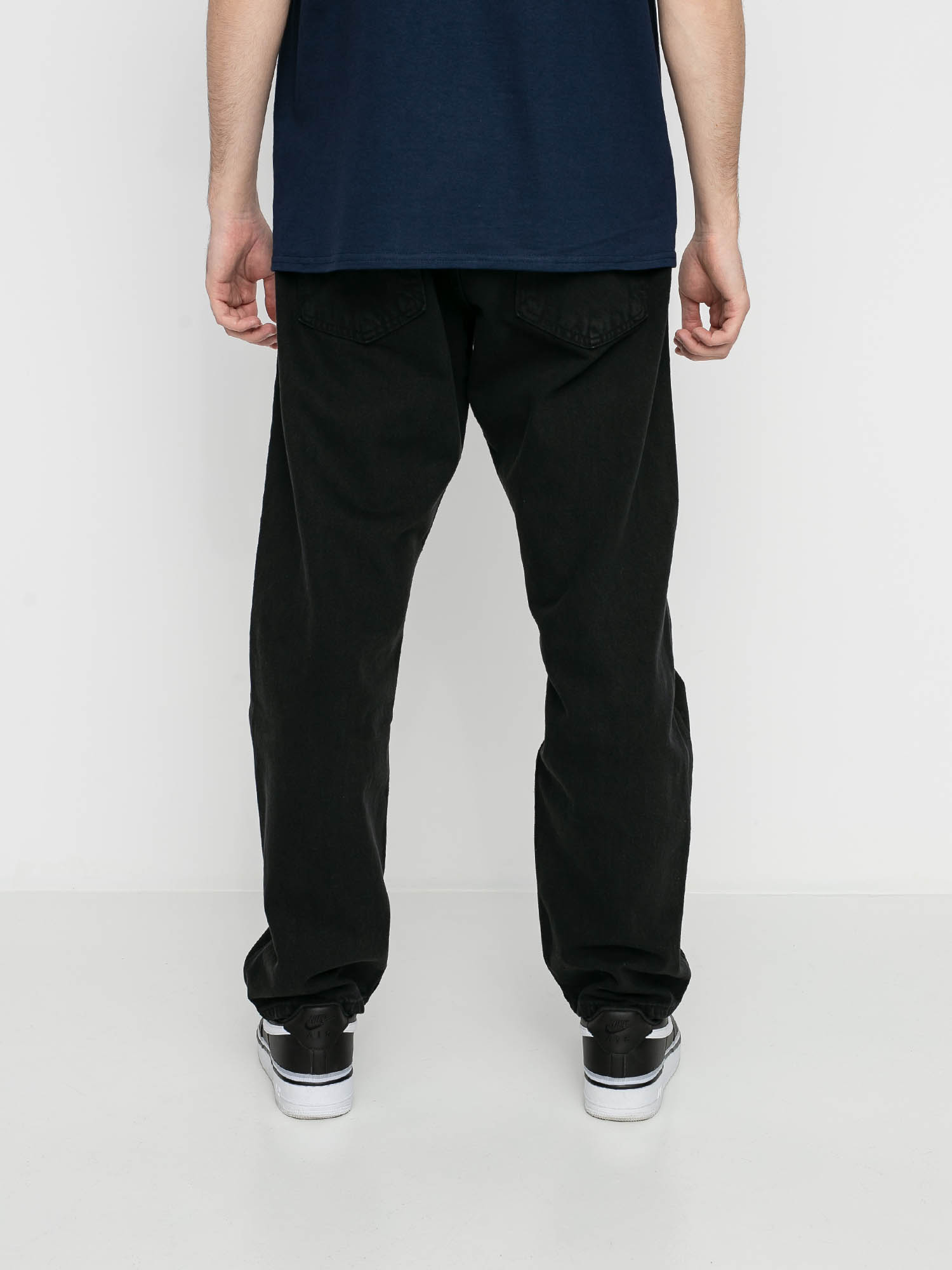 MassDnm Slang Jeans Baggy Fit Kisnadrág (black stone washed)