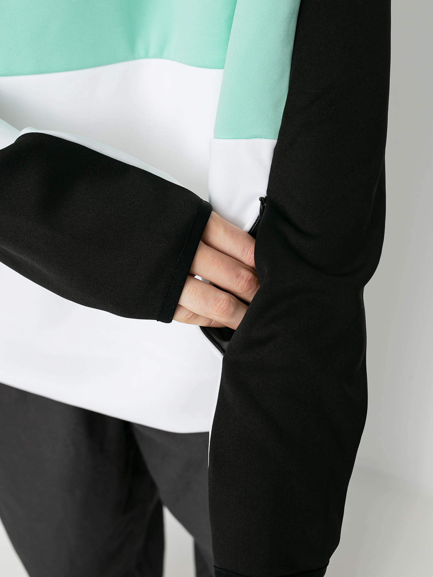 ThirtyTwo Signature Tech HD Kapucnis pulóver (white/mint)