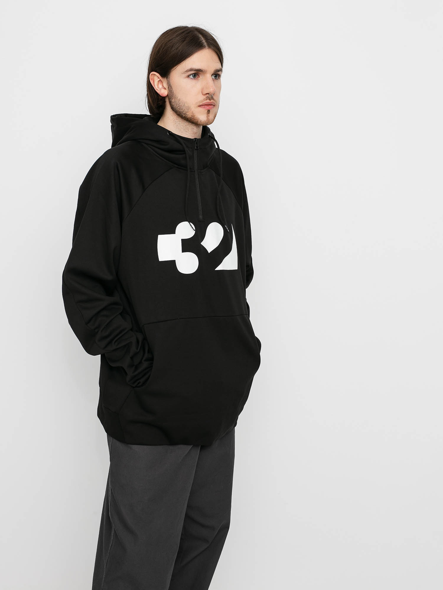 ThirtyTwo Franchise Tech HD Kapucnis pulóver (black)