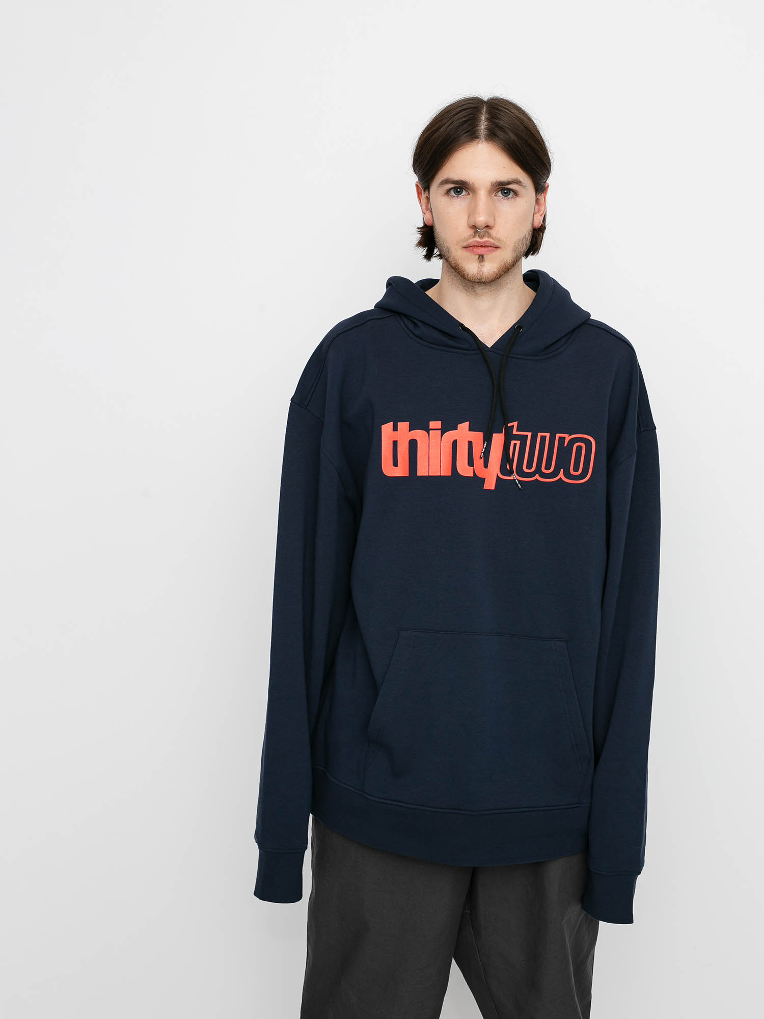 ThirtyTwo Double Basic HD Kapucnis pulóver (navy)