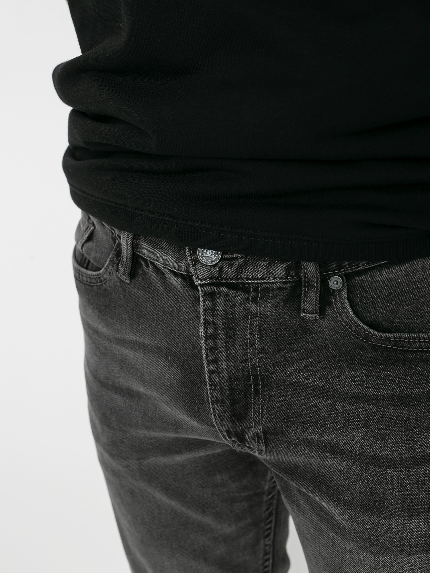 DC Worker Slim Stretch Kisnadrág (medium grey)