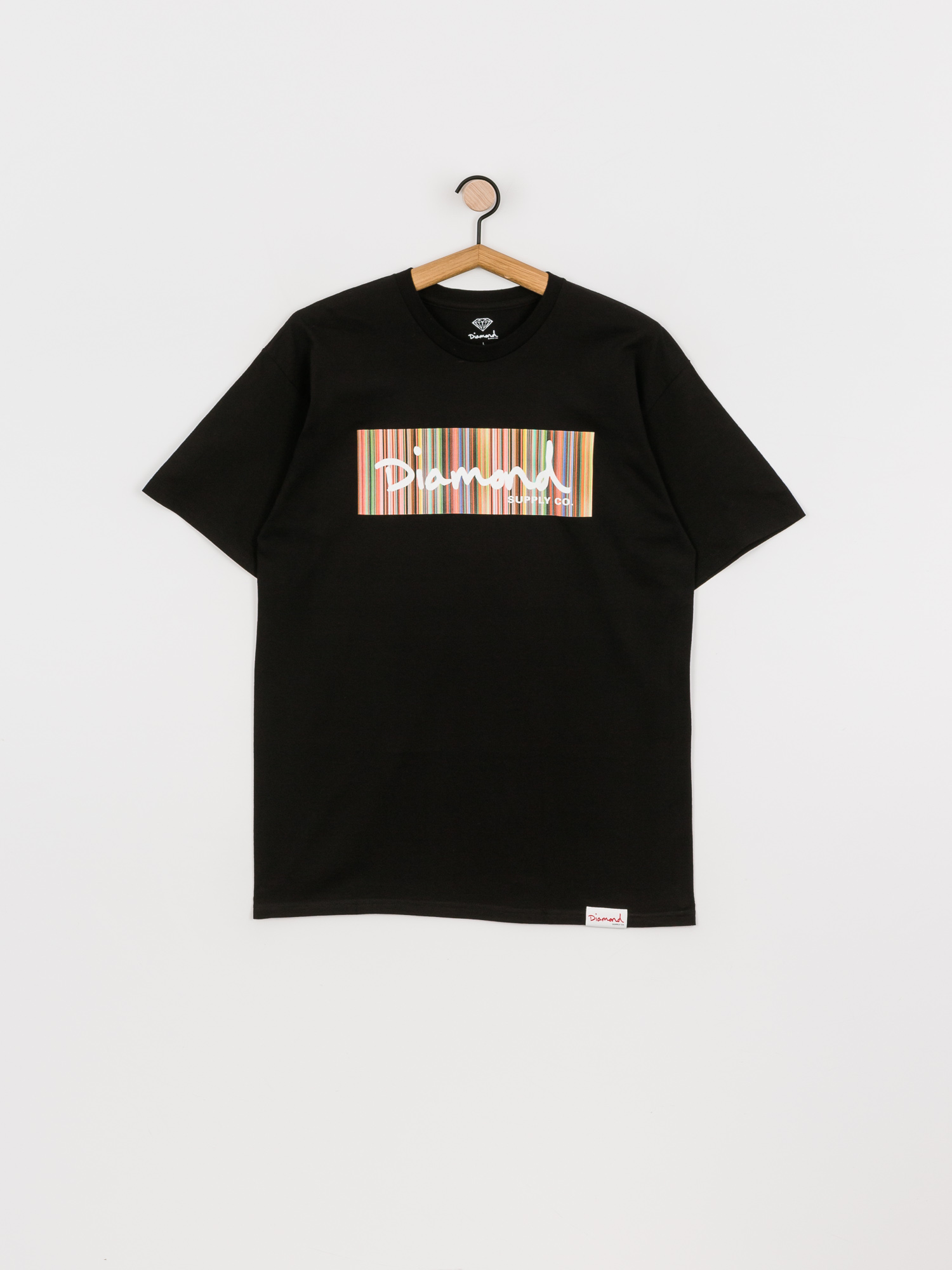 Diamond Supply Co. Color Ply Box Logo Ujjatlan felső (black)