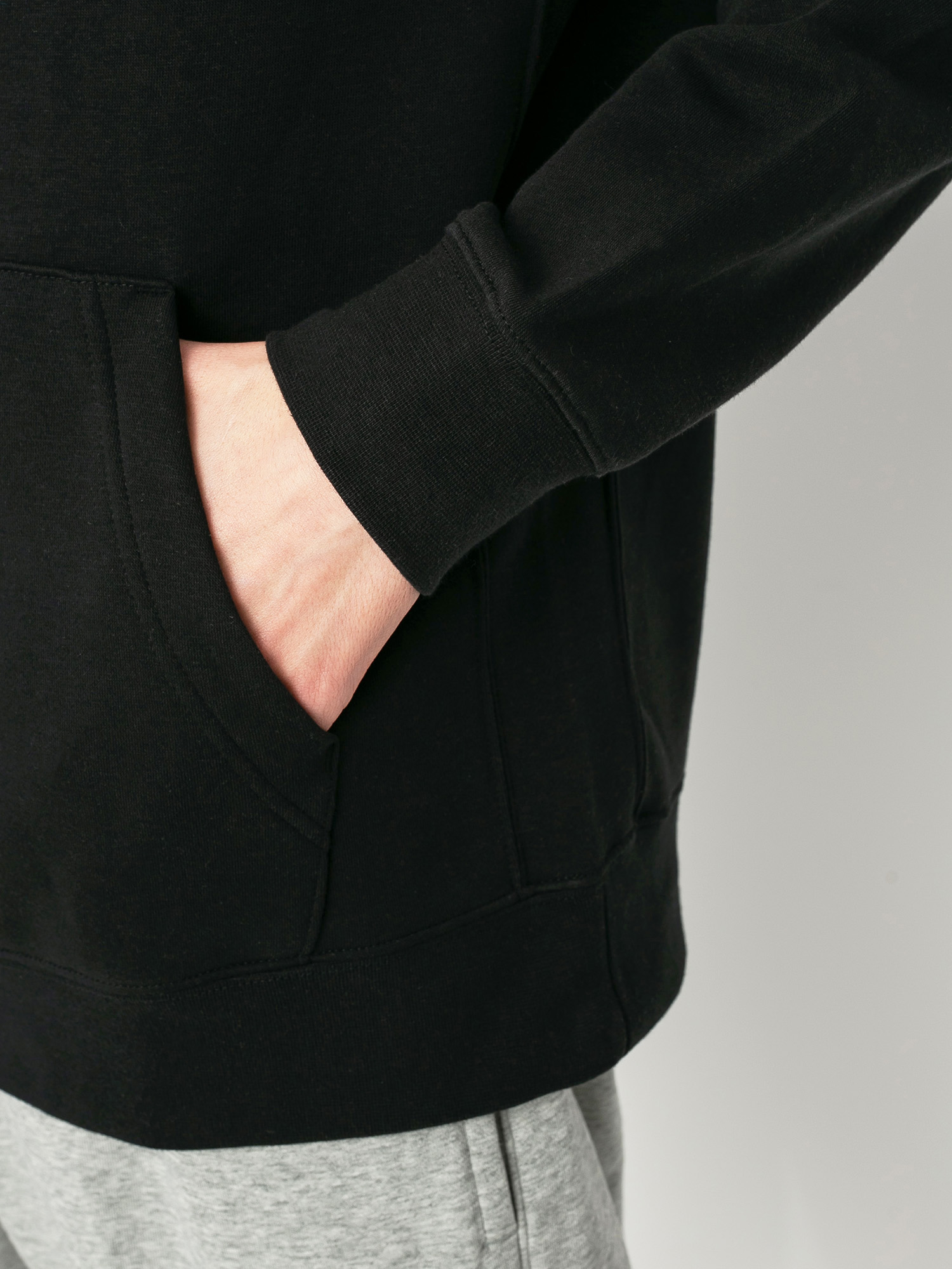 Nike Club Hoodie Po Bb HD Kapucnis pulóver (black/black/white)