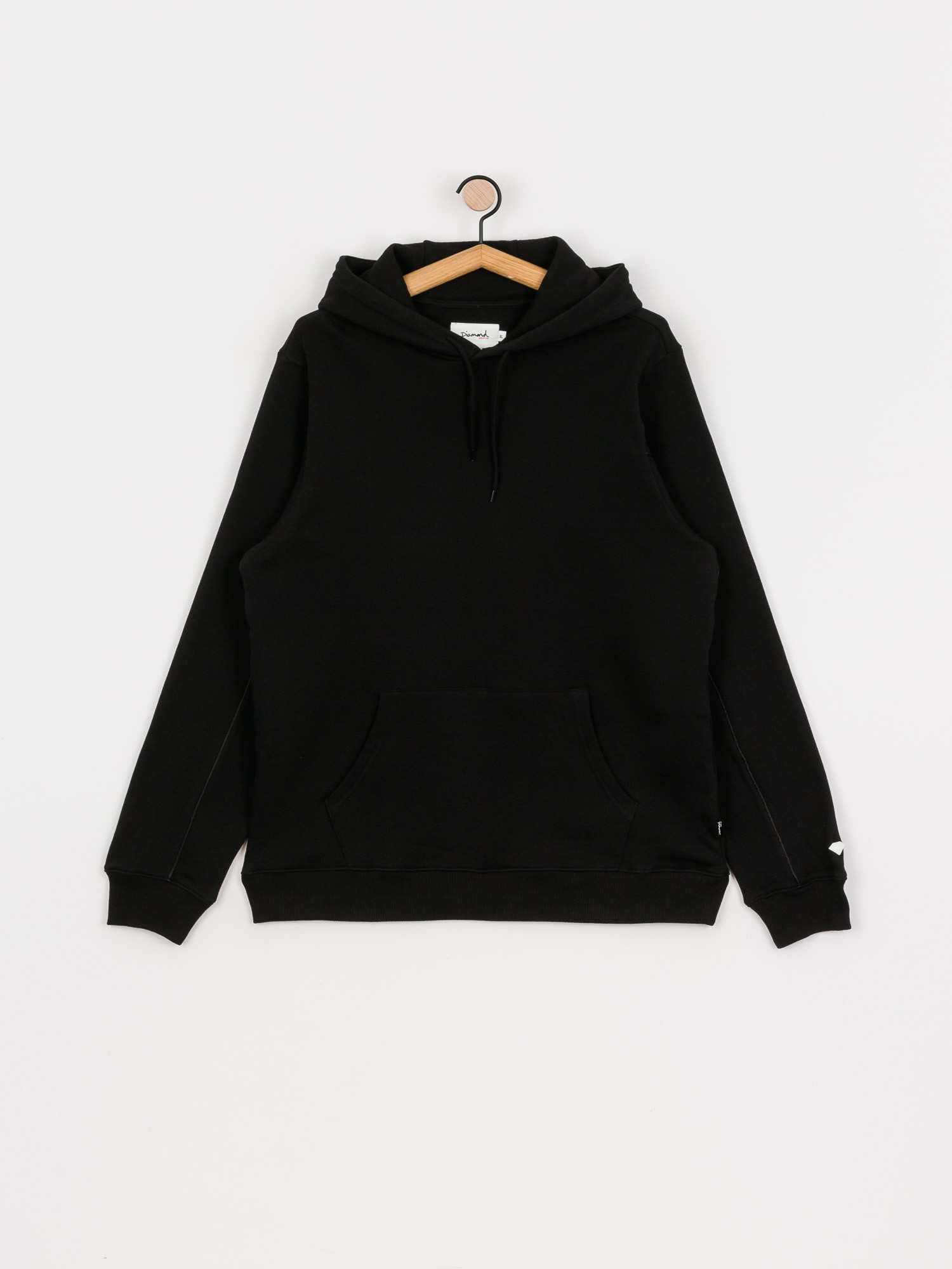 Diamond Supply Co. Checkered Cross HD Kapucnis pulóver (black)