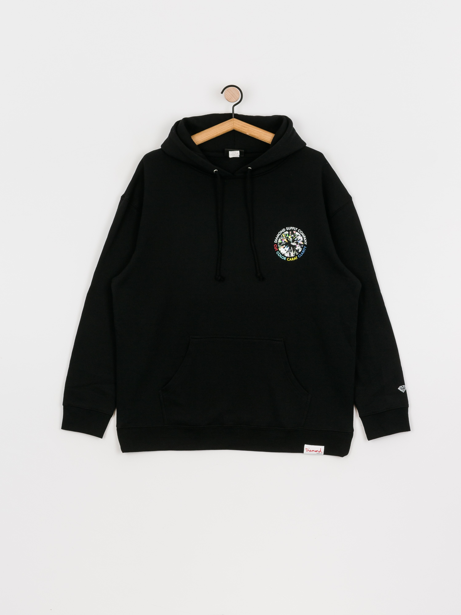 Diamond Supply Co. Clarity HD Kapucnis pulóver (black)