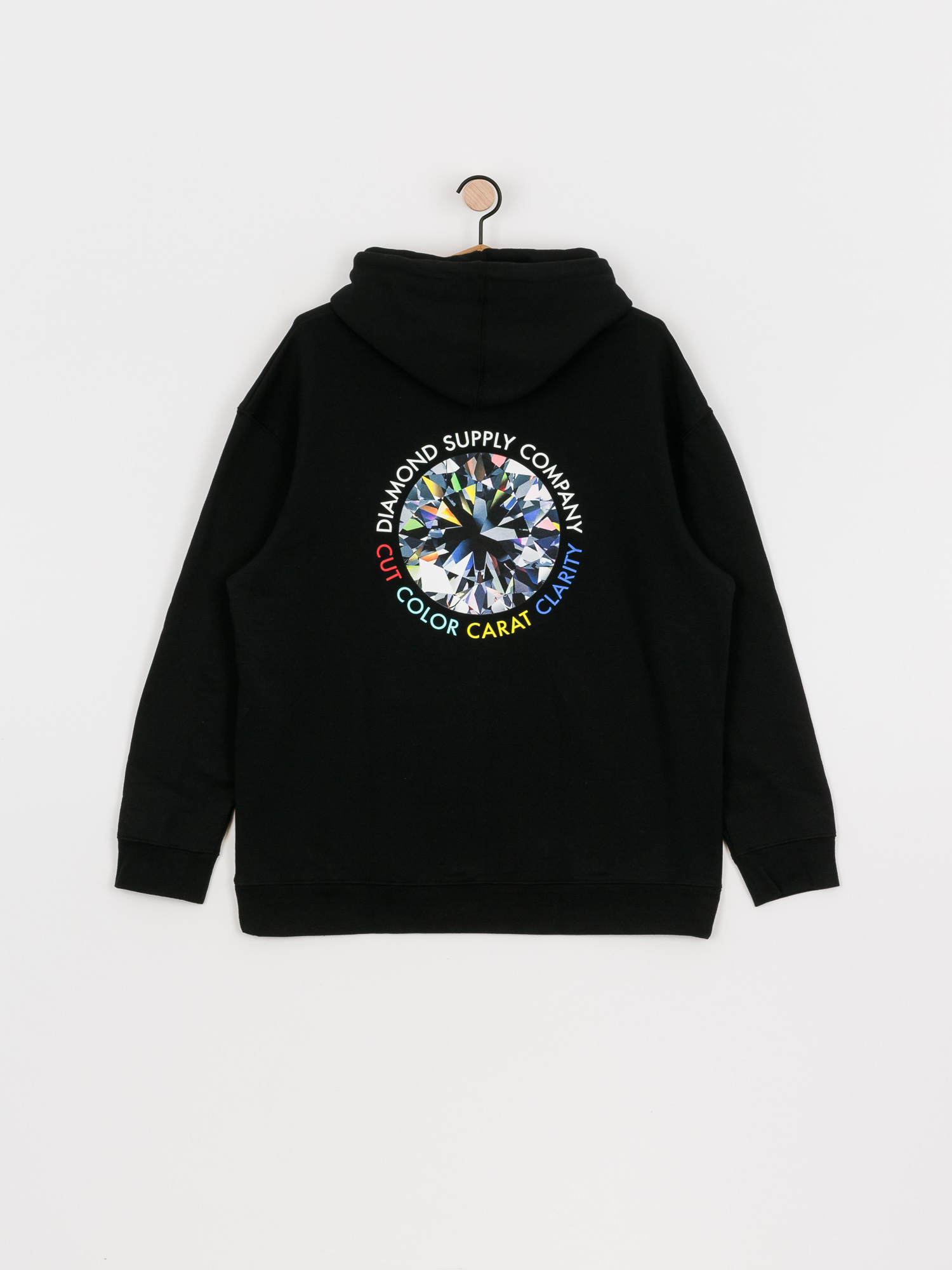 Diamond Supply Co. Clarity HD Kapucnis pulóver (black)