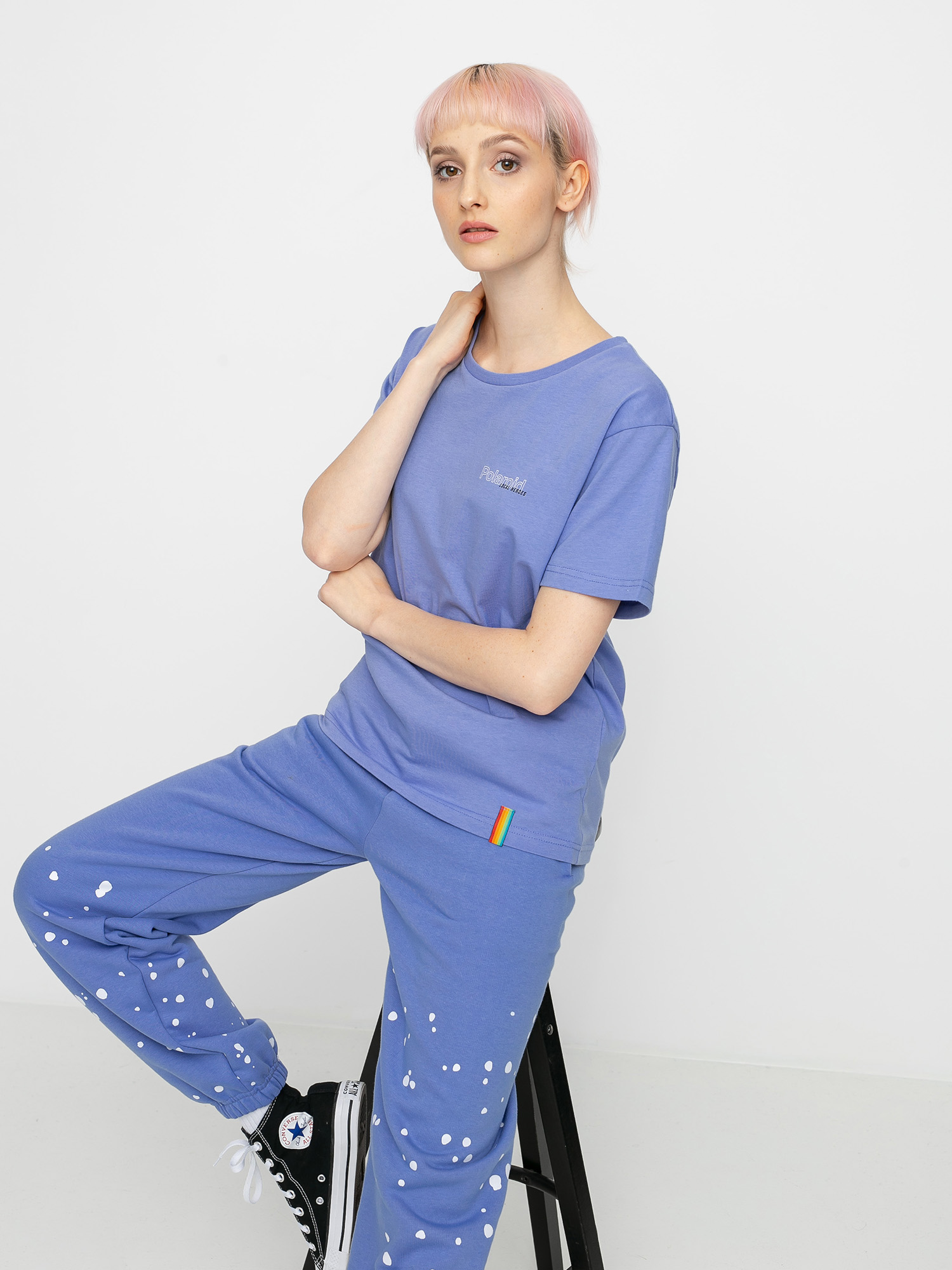 Local Heroes X Polaroid Gradient Wmn Ujjatlan felső (violet)