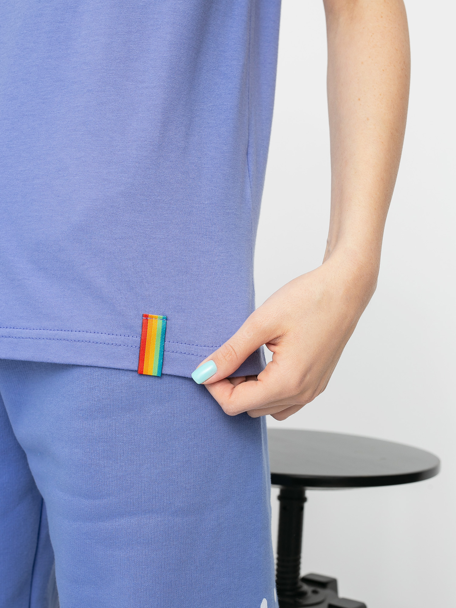 Local Heroes X Polaroid Gradient Wmn Ujjatlan felső (violet)