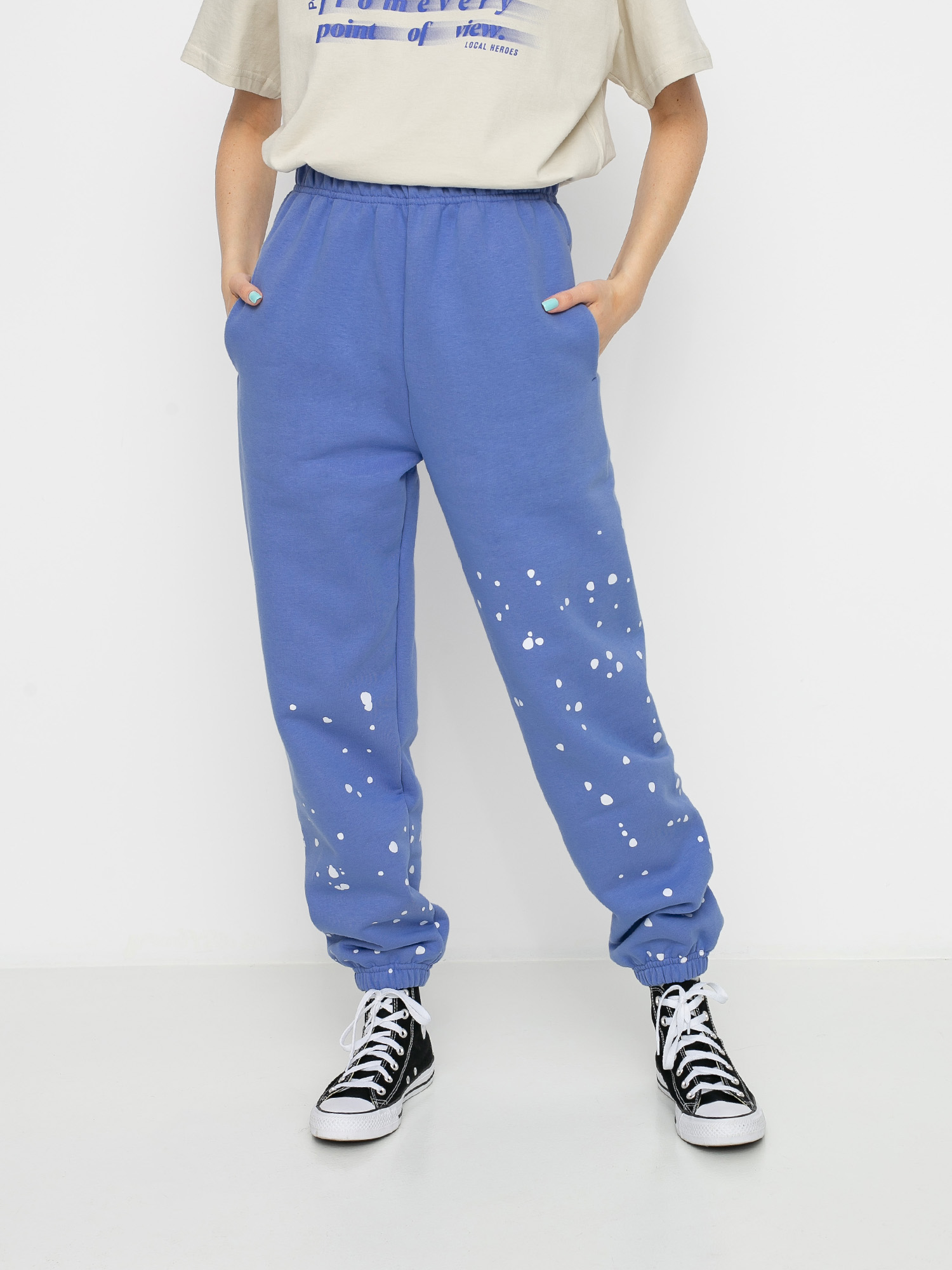 Local Heroes X Polaroid Spray Wmn Kisnadrág (violet)