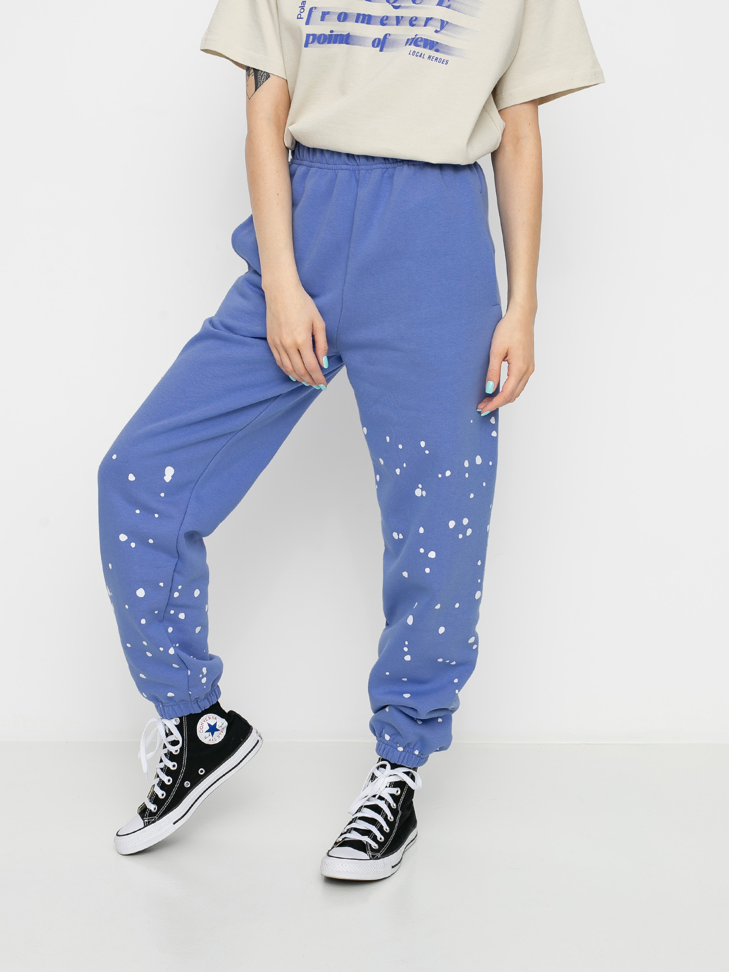 Local Heroes X Polaroid Spray Wmn Kisnadrág (violet)