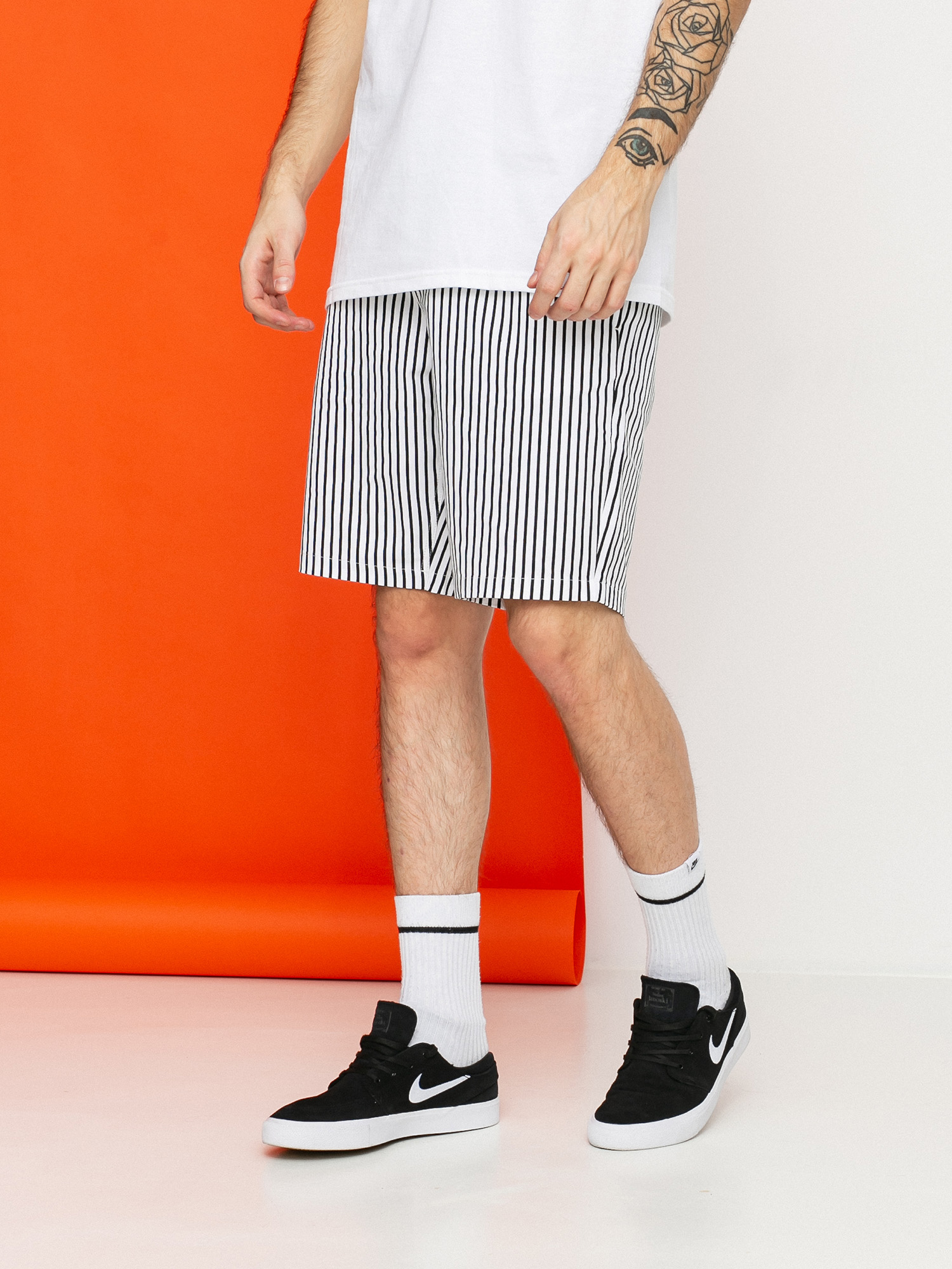 Diamond Supply Co. Crosby Twill Rövidnadrág (white/black)