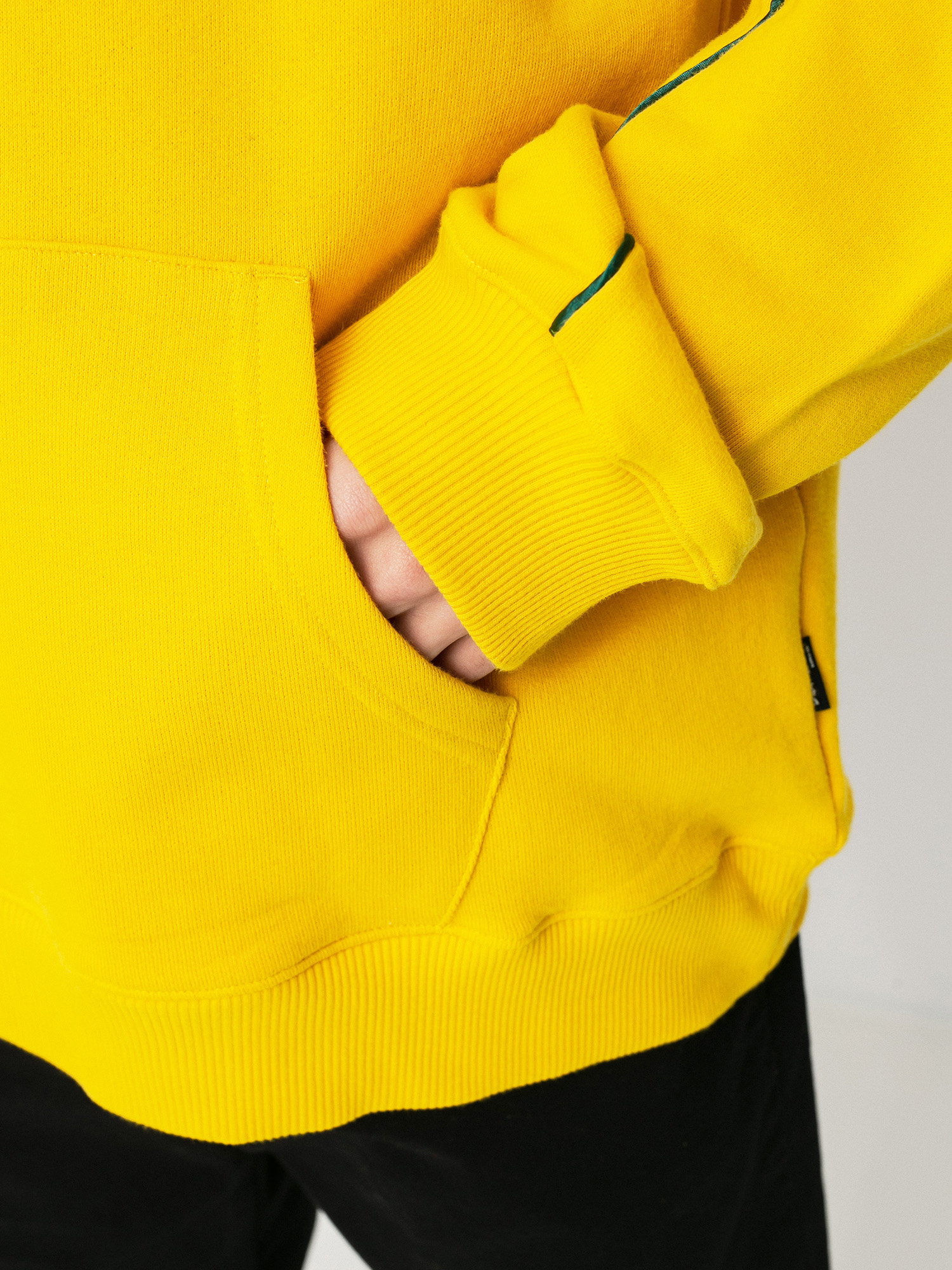 Diamond Supply Co. Checkered Cross HD Kapucnis pulóver (yellow)