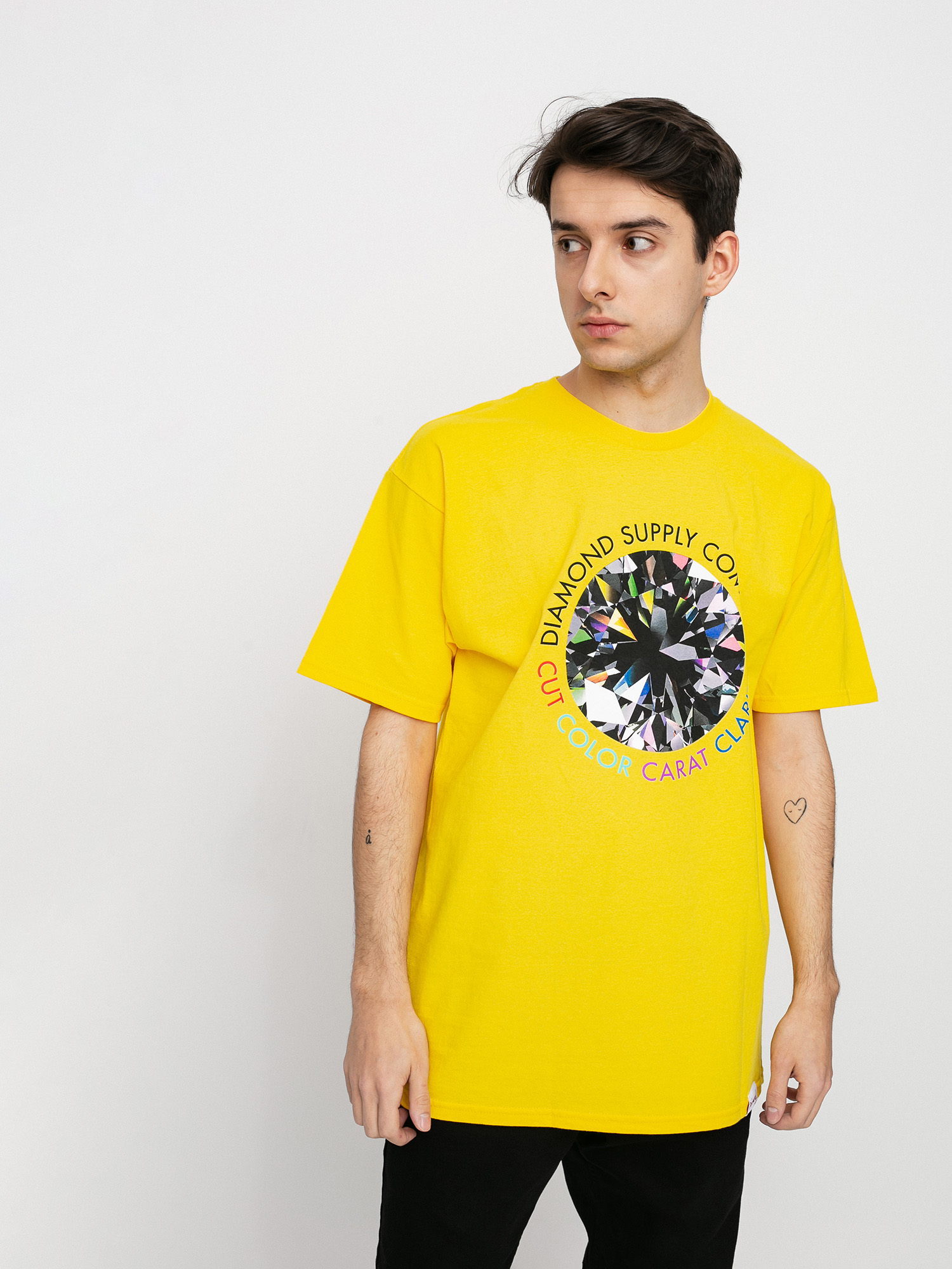 Diamond Supply Co. Clarity Ujjatlan felső (yellow)