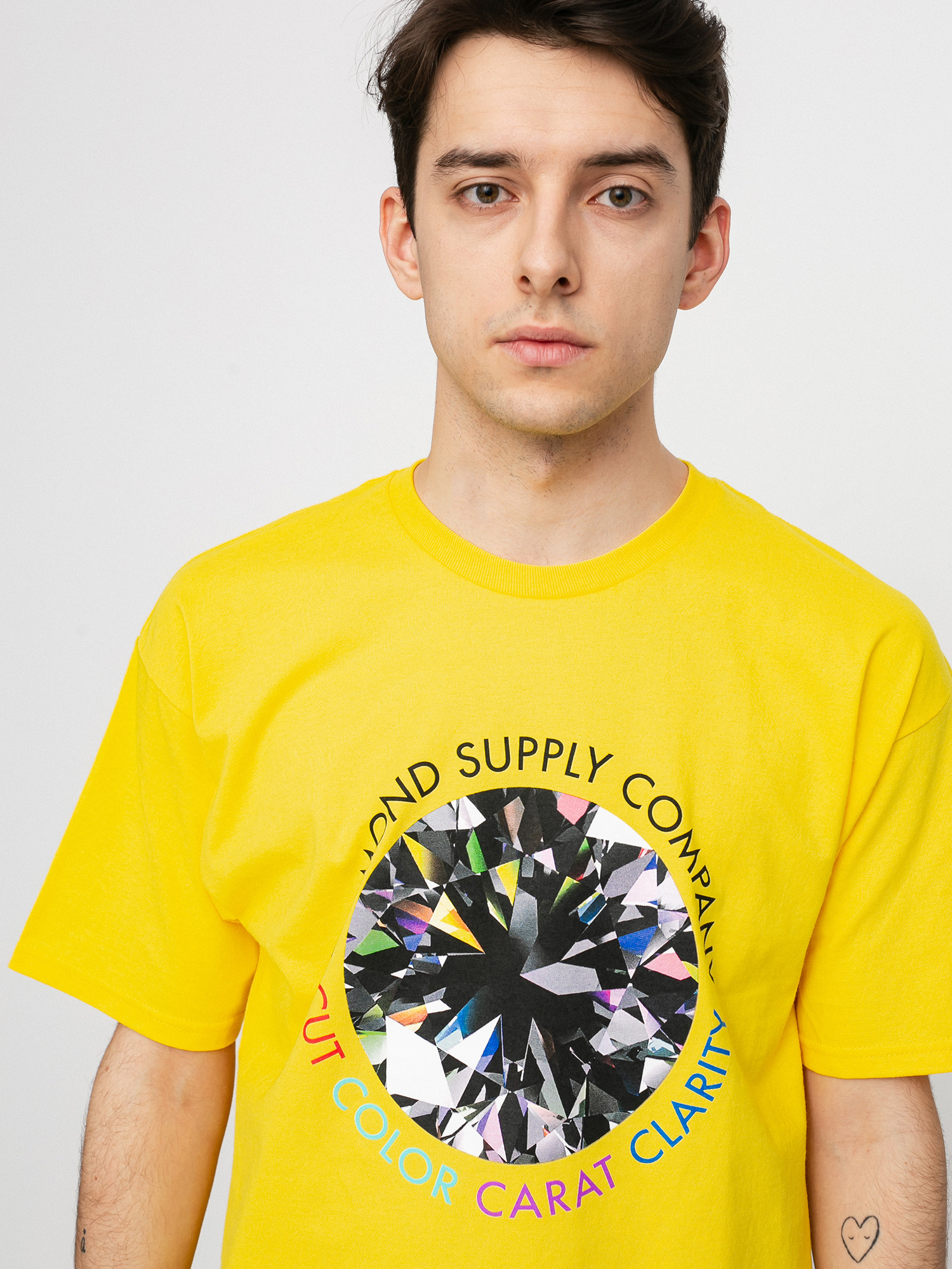 Diamond Supply Co. Clarity Ujjatlan felső (yellow)