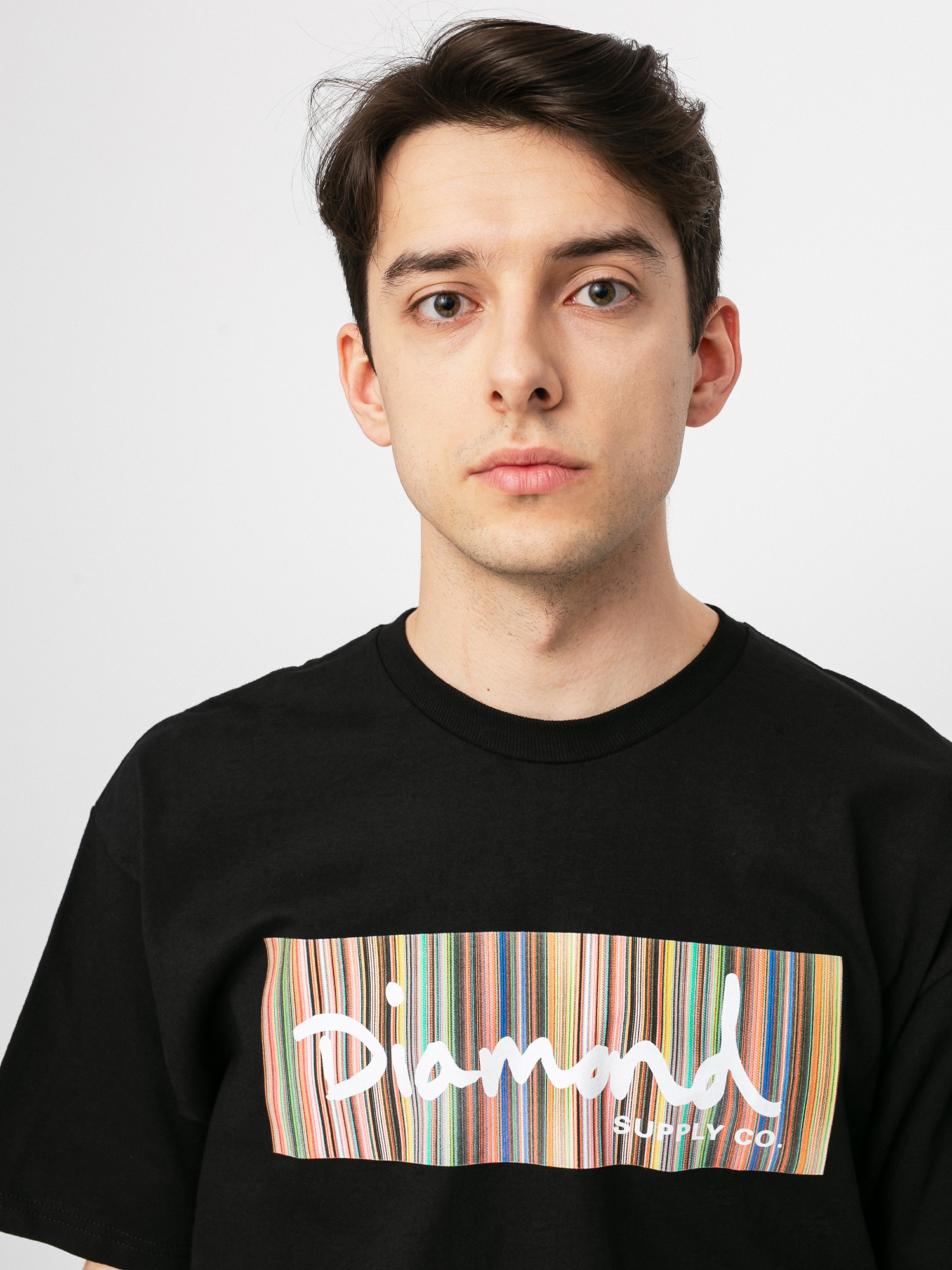 Diamond Supply Co. Color Ply Box Logo Ujjatlan felső (black)