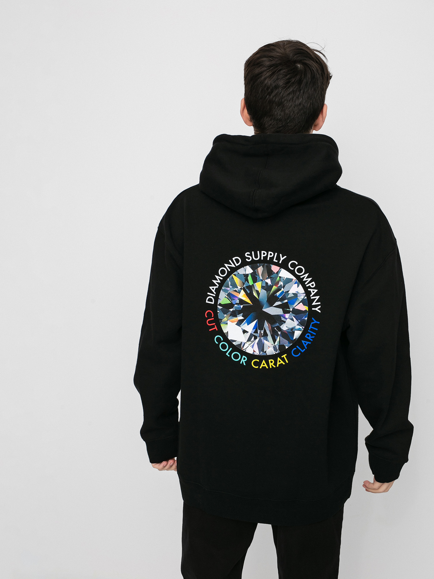 Diamond Supply Co. Clarity HD Kapucnis pulóver (black)