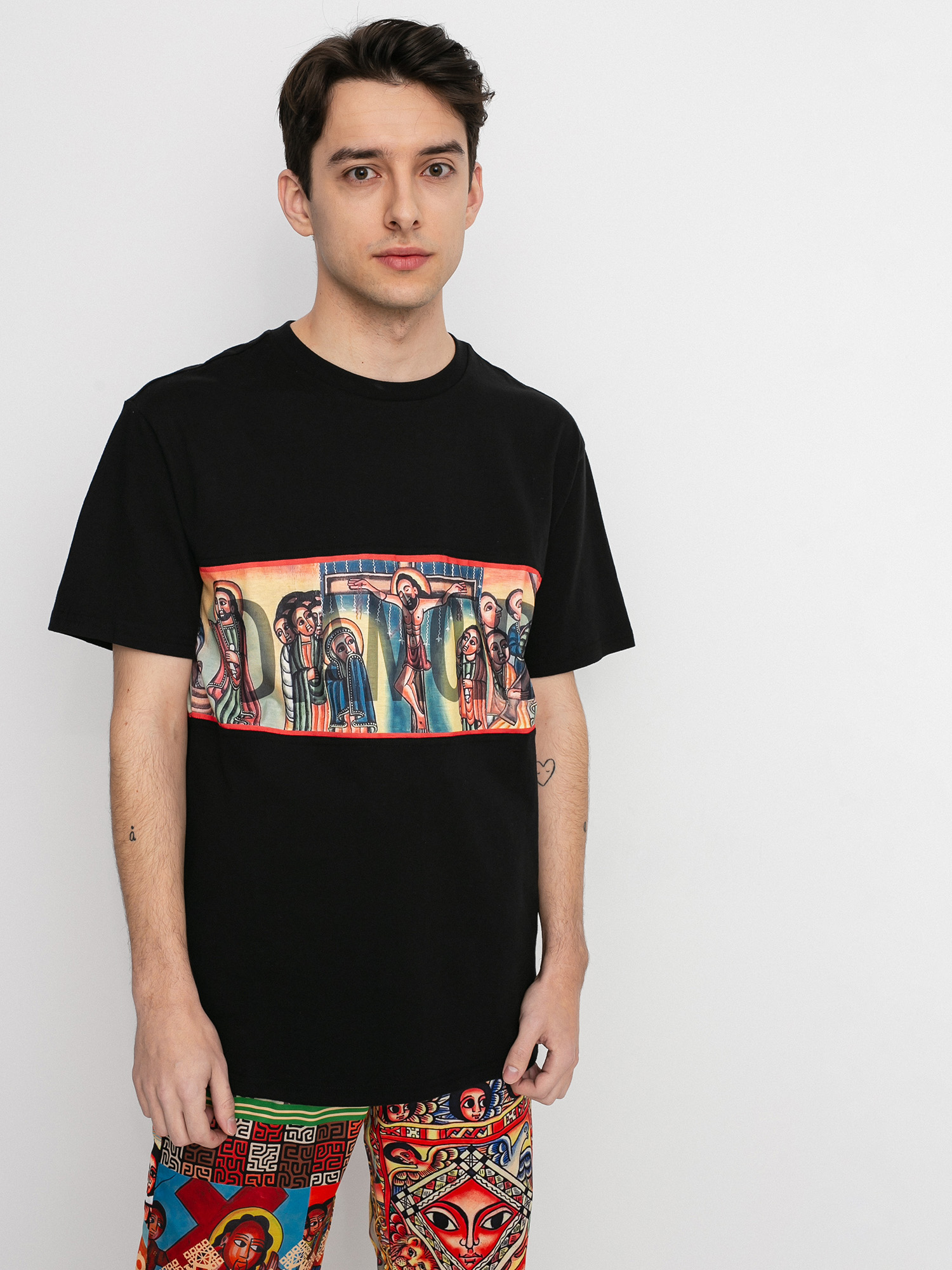 Diamond Supply Co. Icons Panel Ujjatlan felső (black)