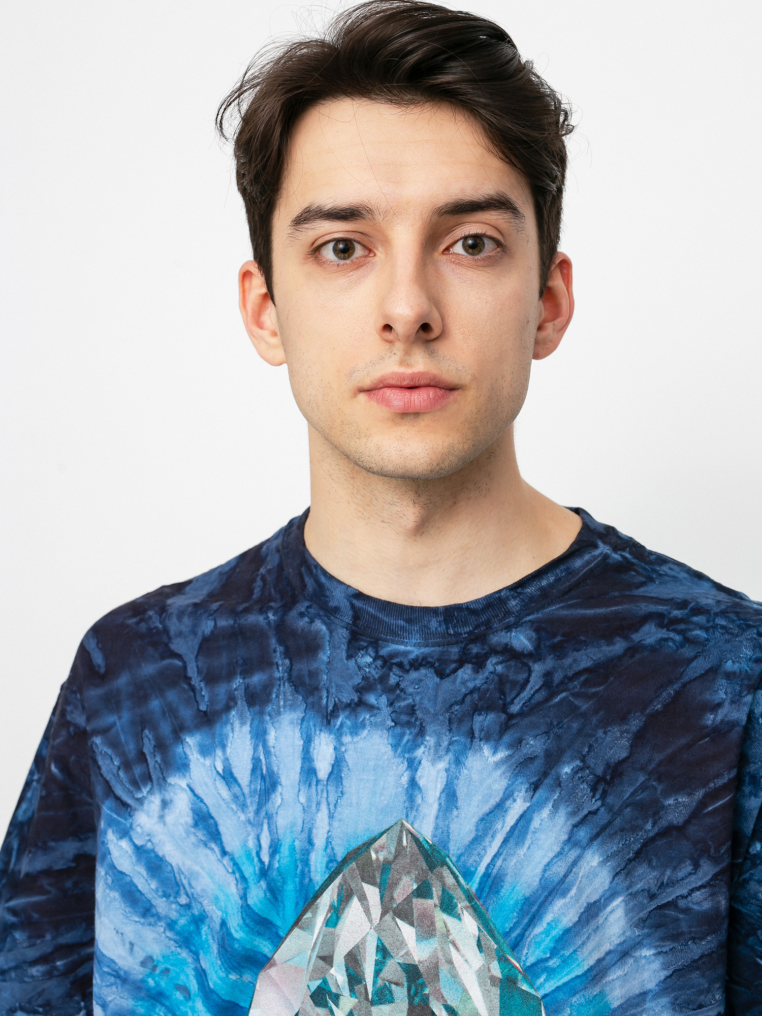 Diamond Supply Co. Galactic Diamond Tie Dye Ujjatlan felső (tour bus)