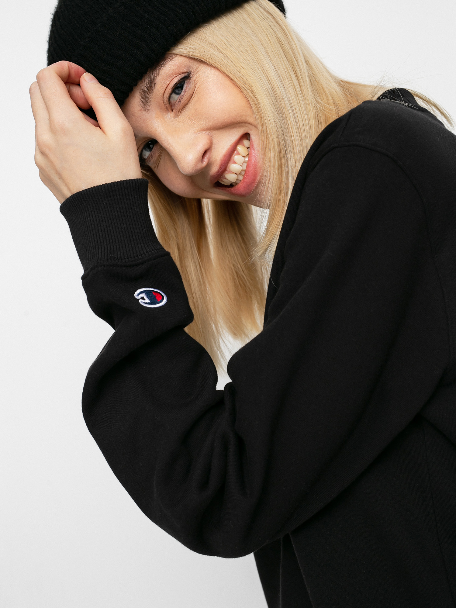 Champion X Nintendo Sweatshirt Wmn Pulóver (nbk)
