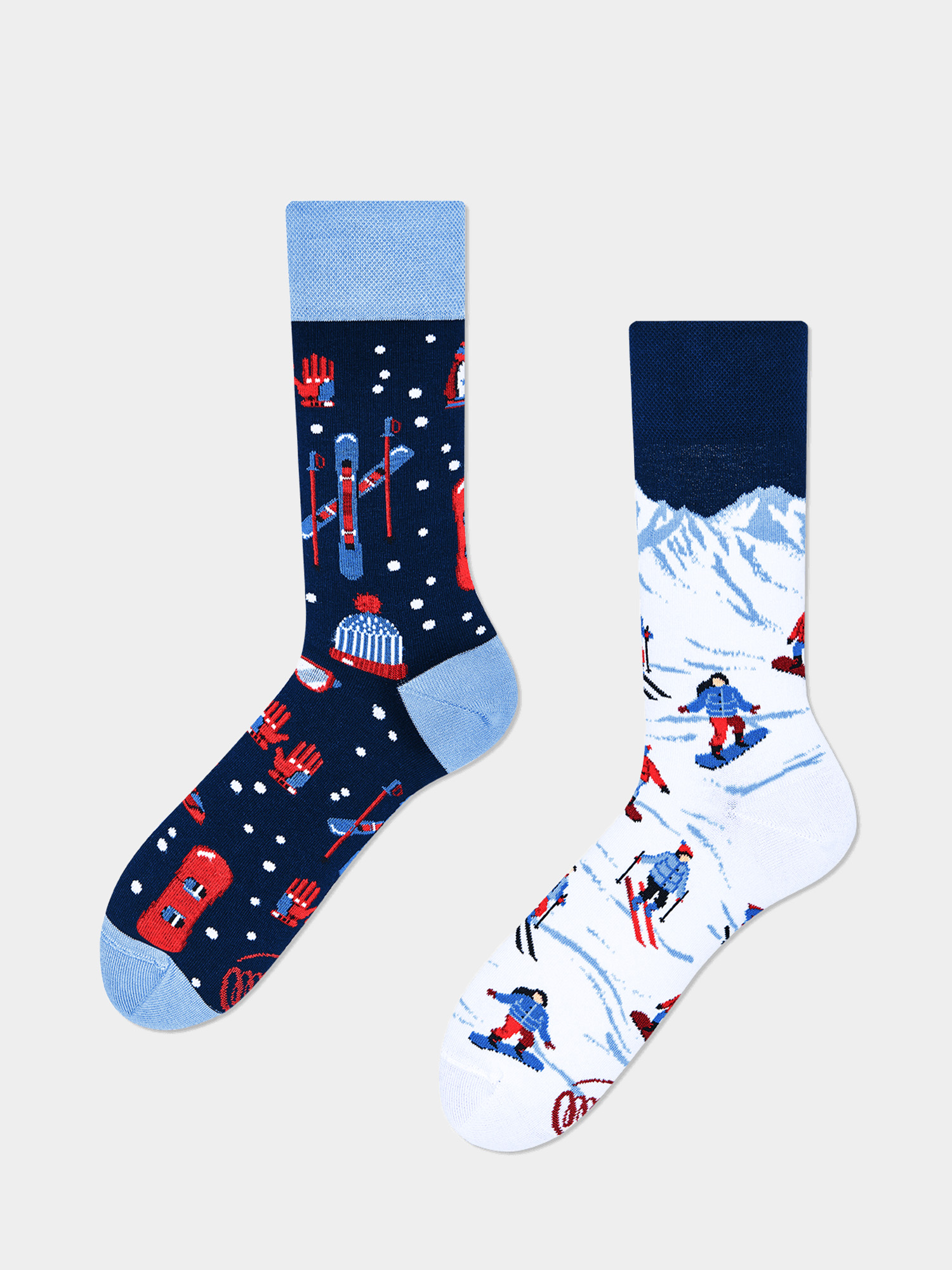 Many Mornings Alpine Ski Zokni (navy/blue/white)