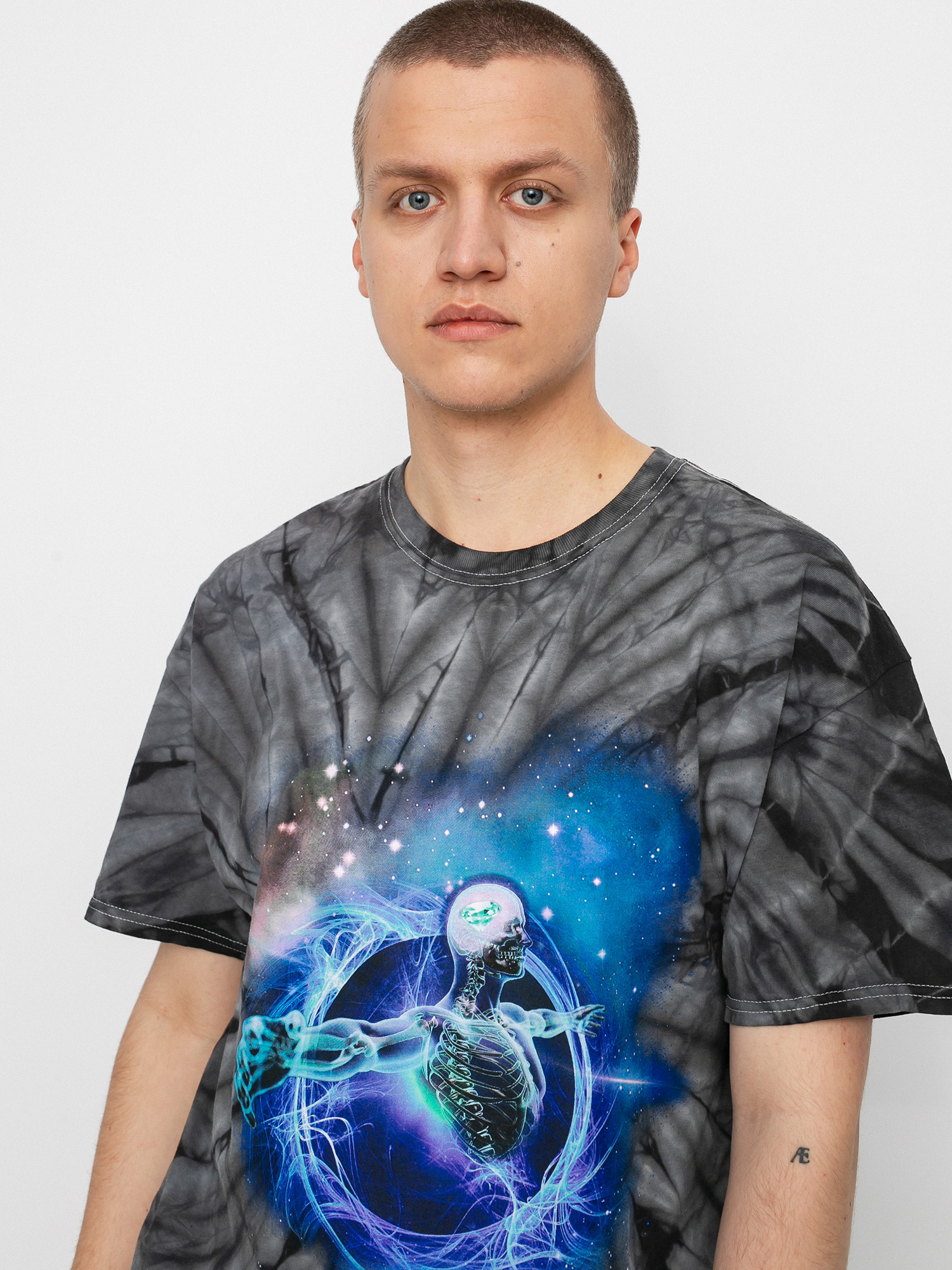 Diamond Supply Co. State Of Mind Tie Dye Ujjatlan felső (black)