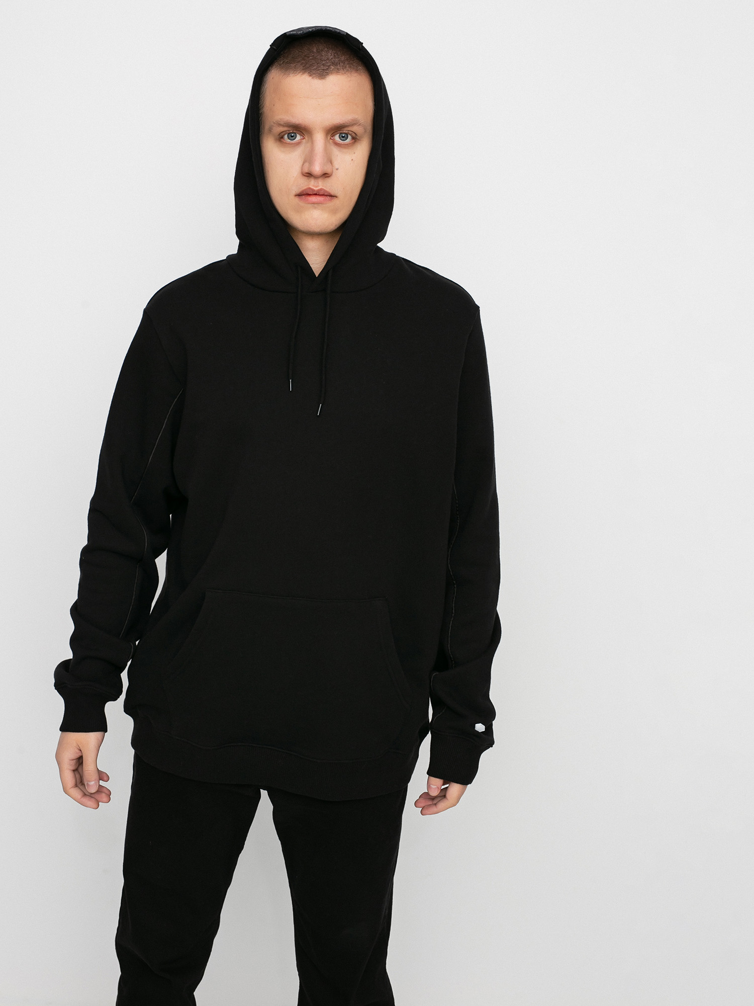 Diamond Supply Co. Checkered Cross HD Kapucnis pulóver (black)