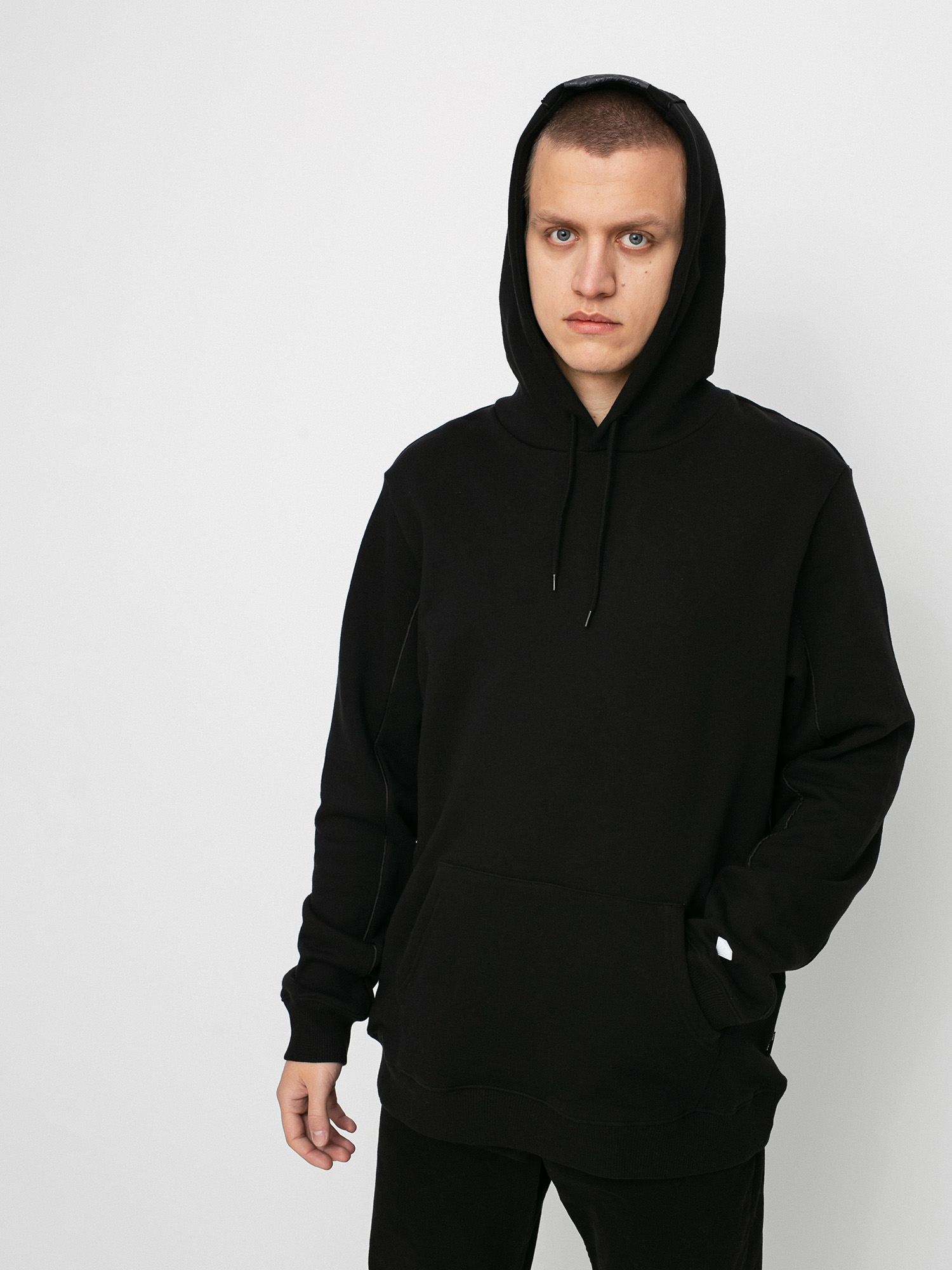 Diamond Supply Co. Checkered Cross HD Kapucnis pulóver (black)