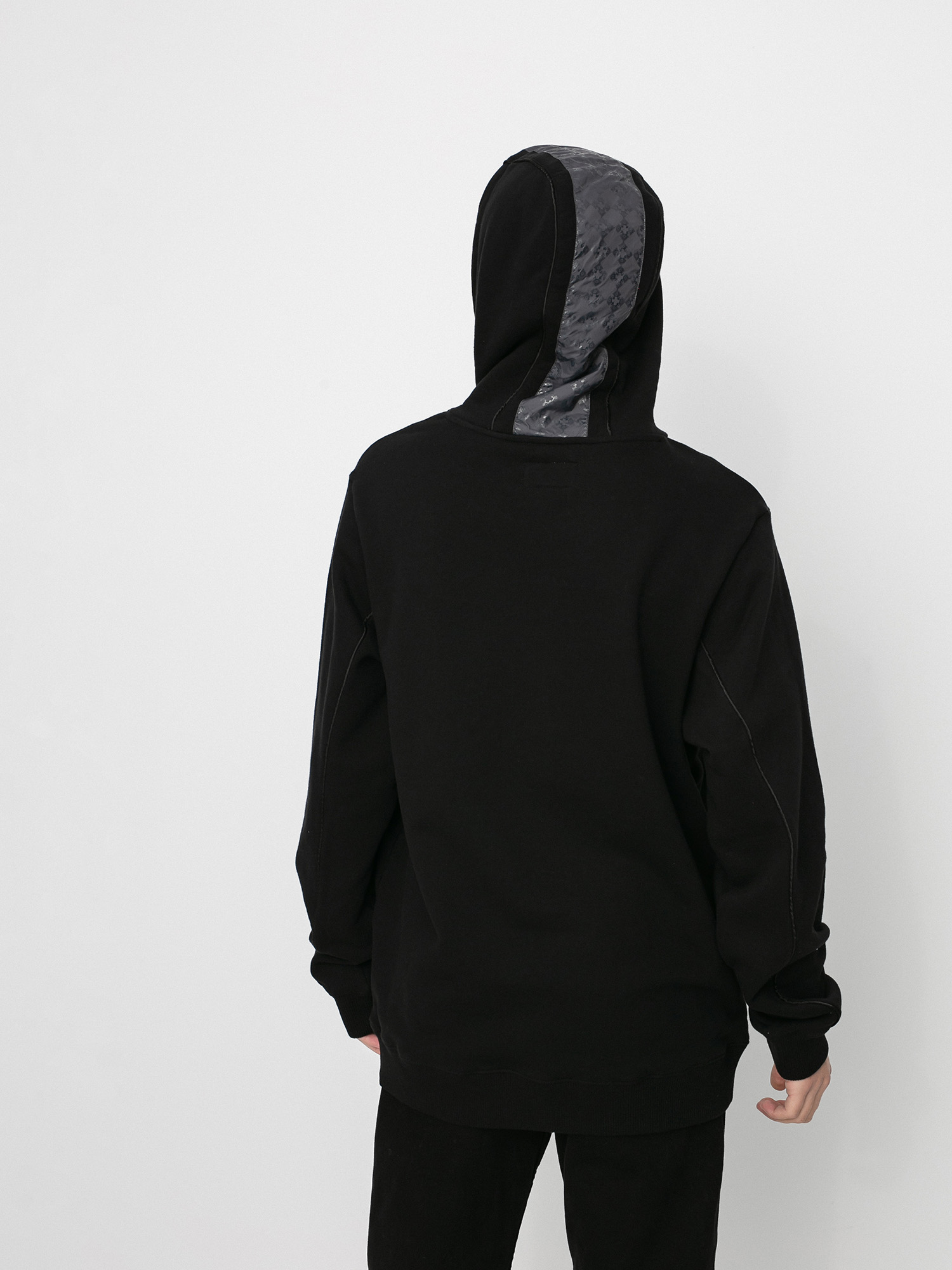 Diamond Supply Co. Checkered Cross HD Kapucnis pulóver (black)