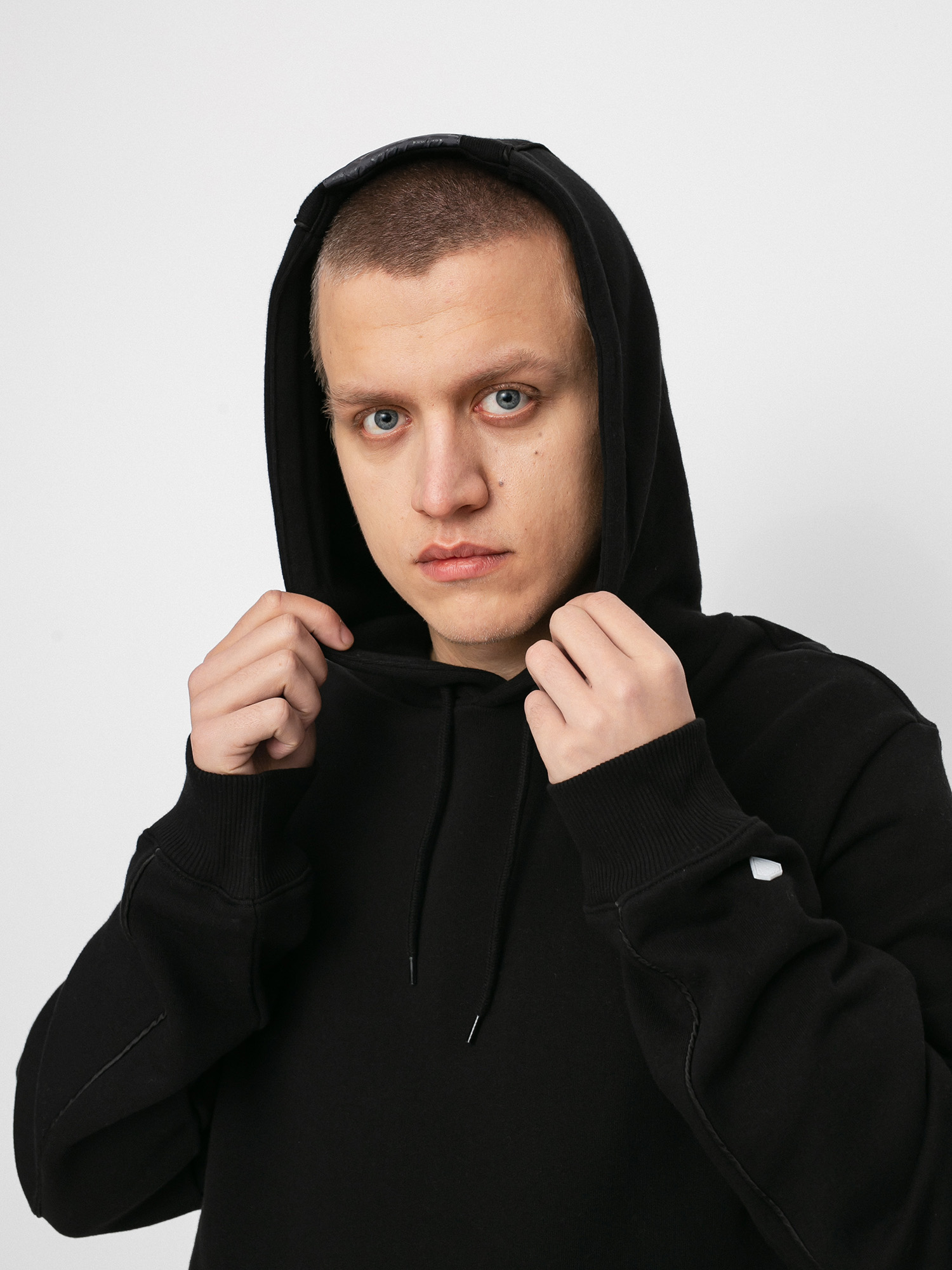 Diamond Supply Co. Checkered Cross HD Kapucnis pulóver (black)