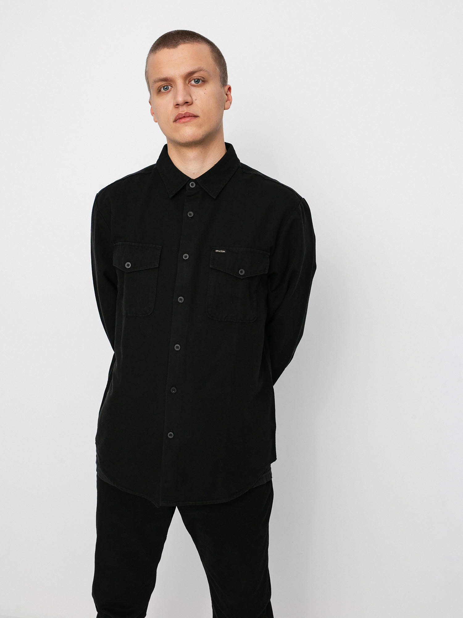 Brixton Davis Reserve Ls Ing (black)