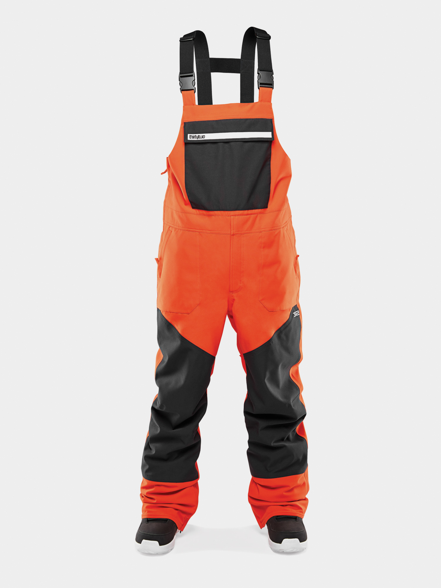 Férfi ThirtyTwo Basement Bib Snowboard nadrág (orange)