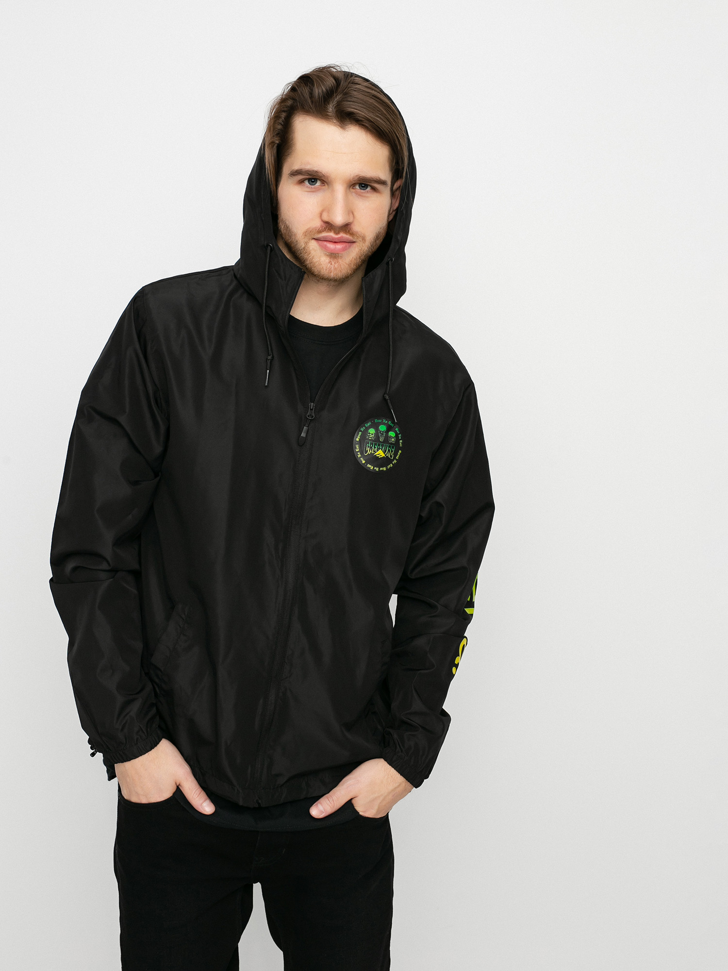 Emerica Nightcrawler Windbreaker Dzseki (black)