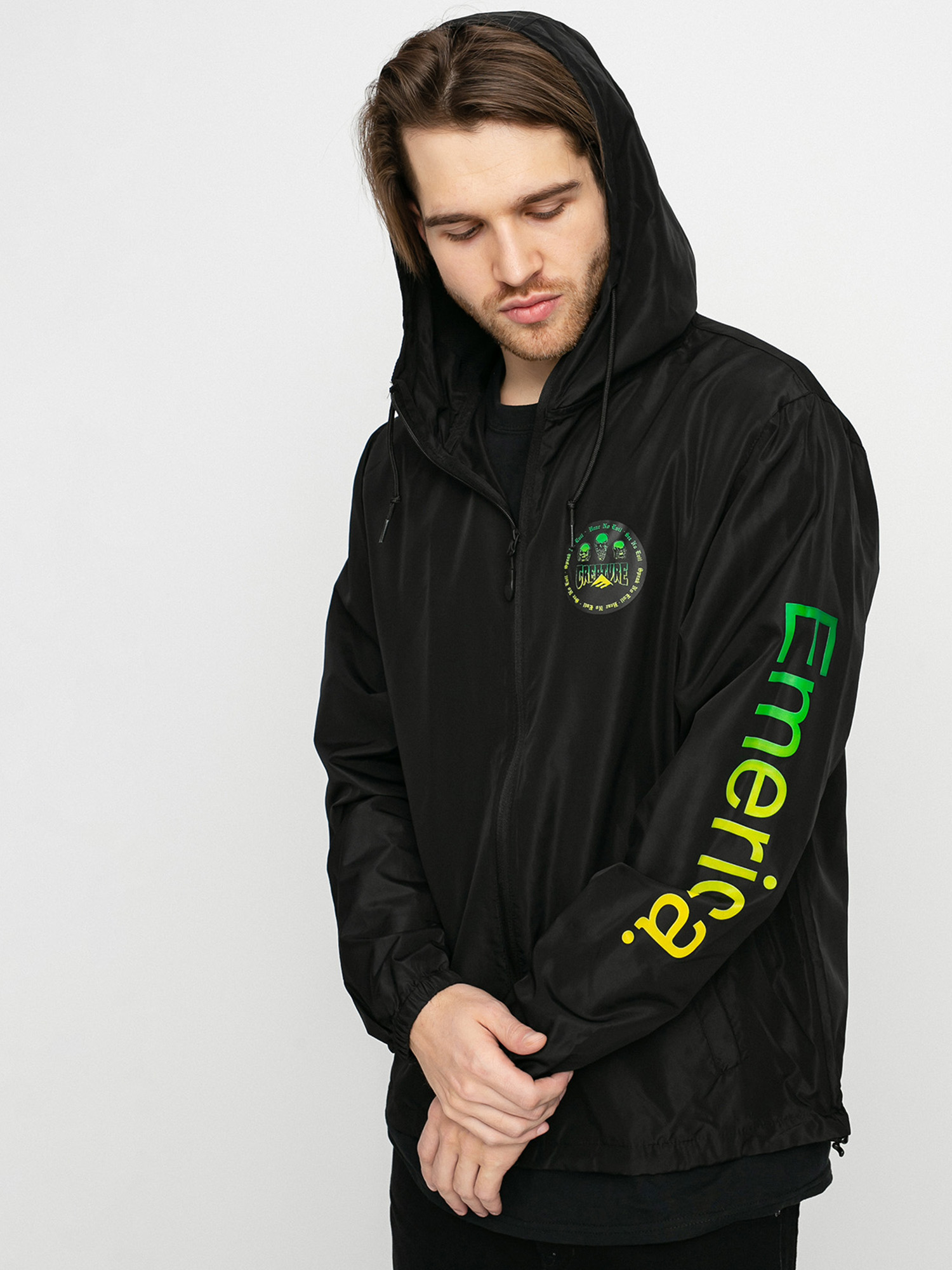 Emerica Nightcrawler Windbreaker Dzseki (black)