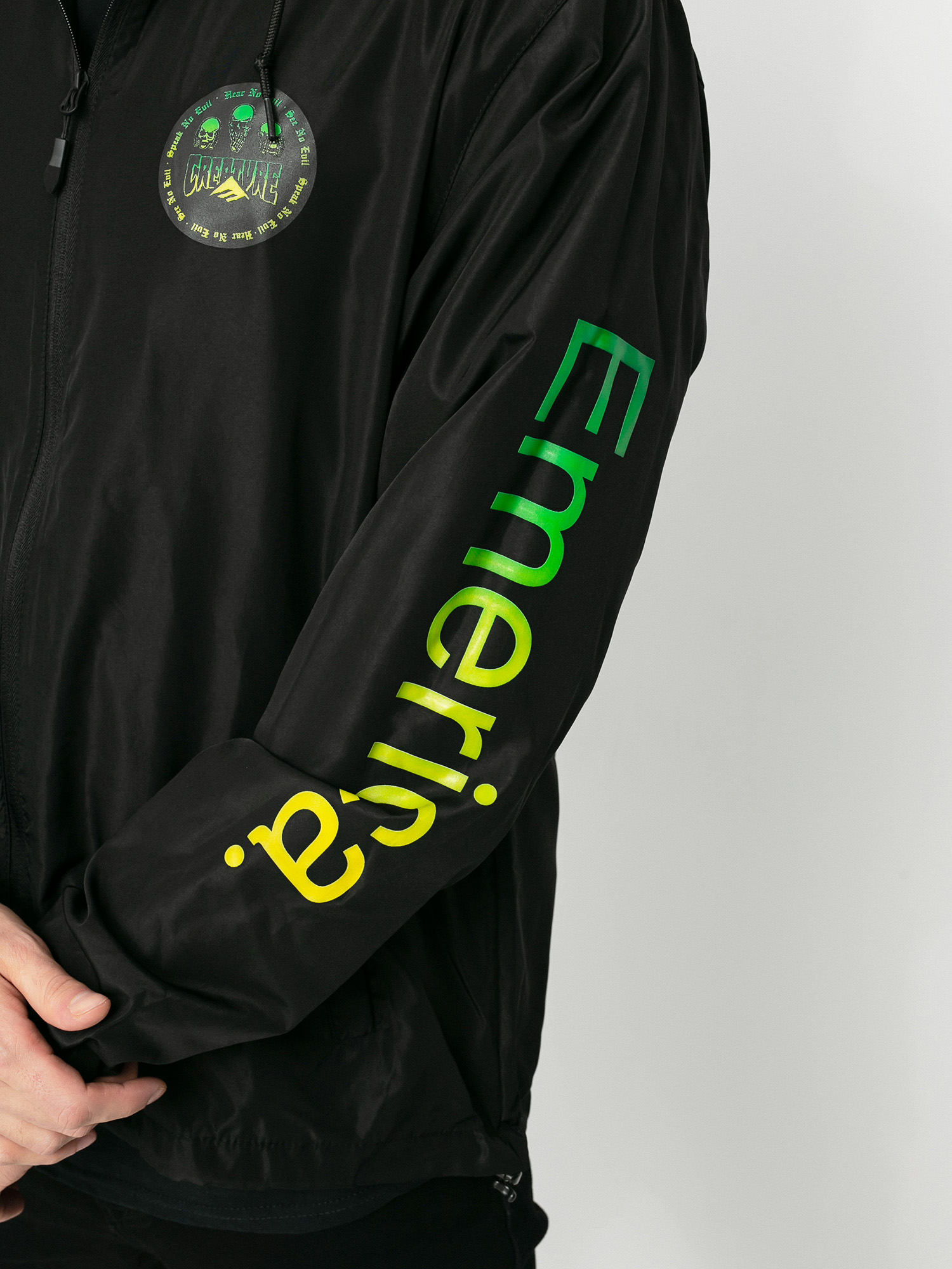 Emerica Nightcrawler Windbreaker Dzseki (black)