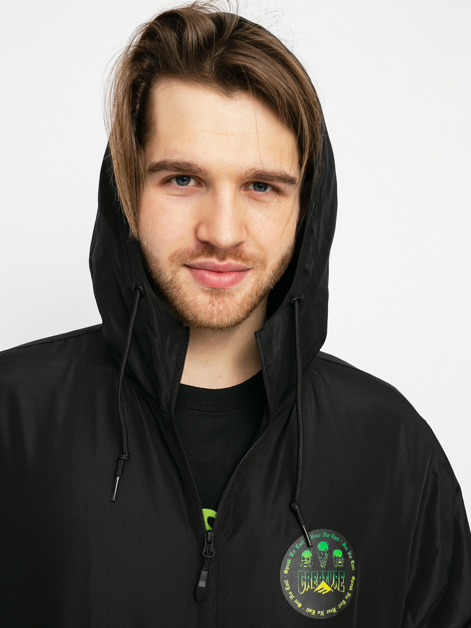 Emerica Nightcrawler Windbreaker Dzseki (black)